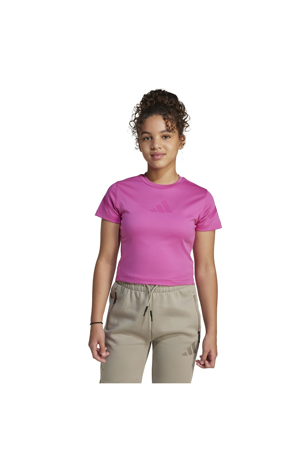 adidas Unisex Çocuk  Pembe  T-shirt JG Z.N.E BABY T JJ4852