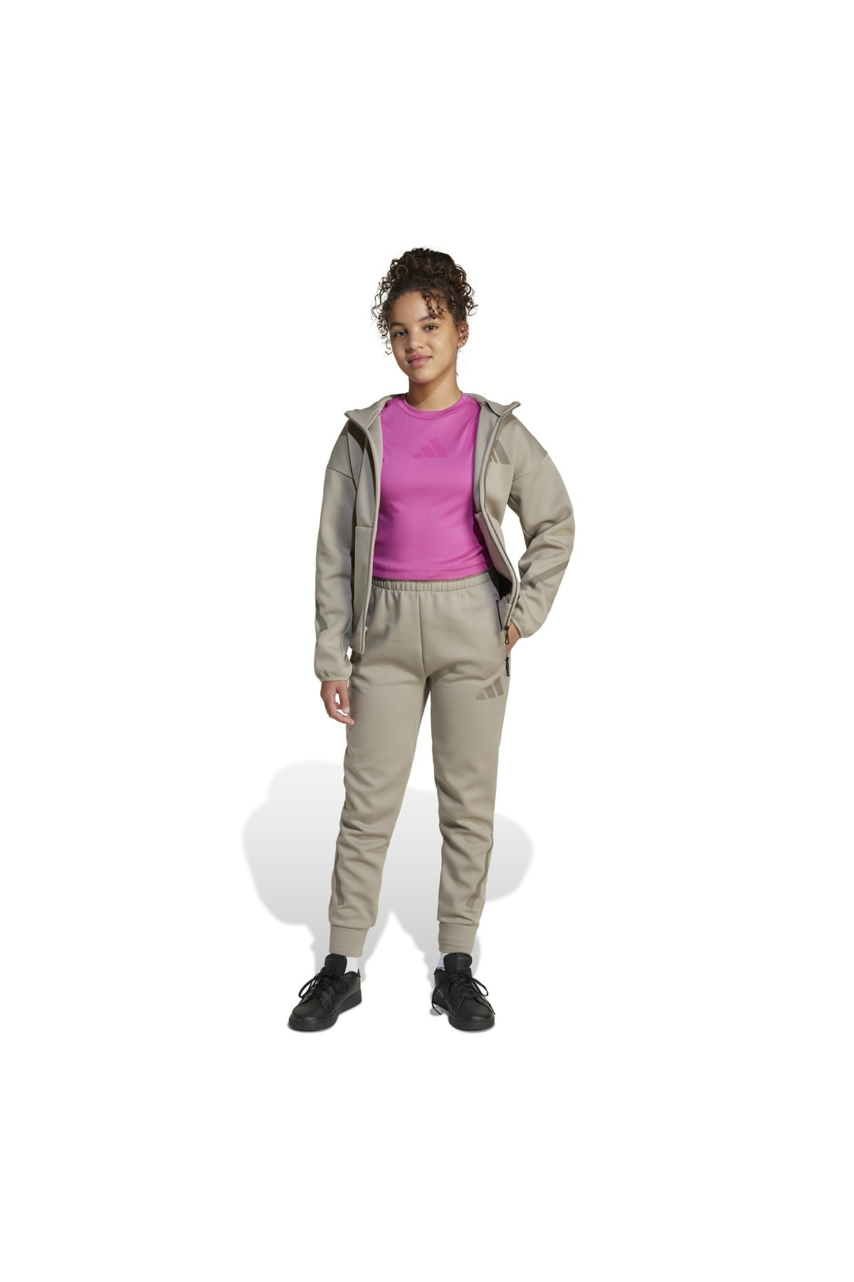 adidas Unisex Çocuk  Pembe  T-shirt JG Z.N.E BABY T JJ4852