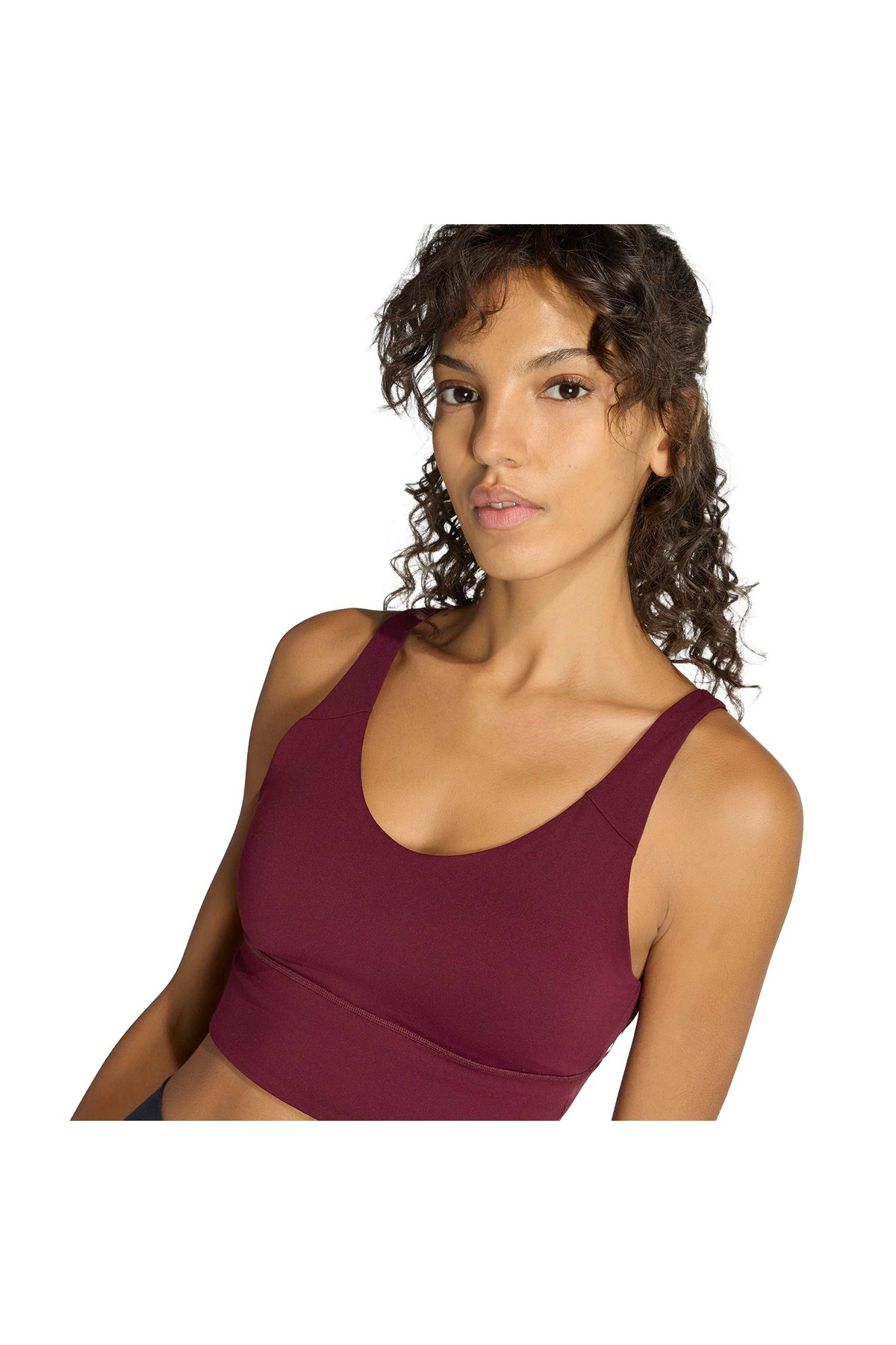 adidas W 3SS ESS MS Kadın  Bordo  Sporcu Sütyeni HZ0874