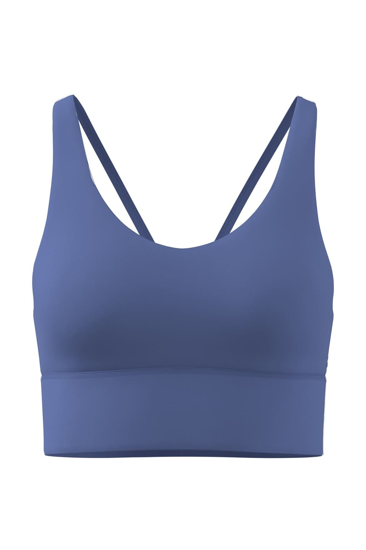 adidas W 3SS ESS MS Kadın  Mavi  Sporcu Sütyeni HZ0873