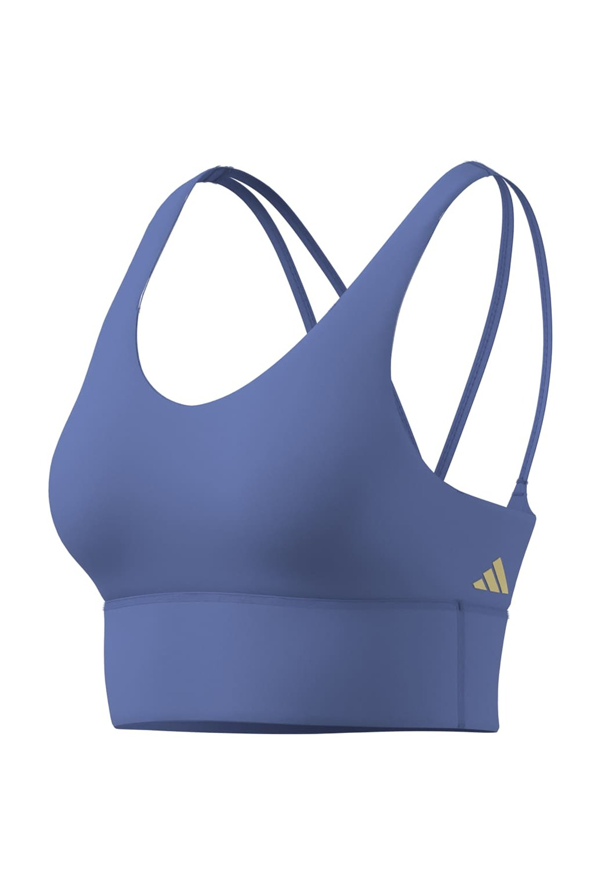 adidas W 3SS ESS MS Kadın  Mavi  Sporcu Sütyeni HZ0873