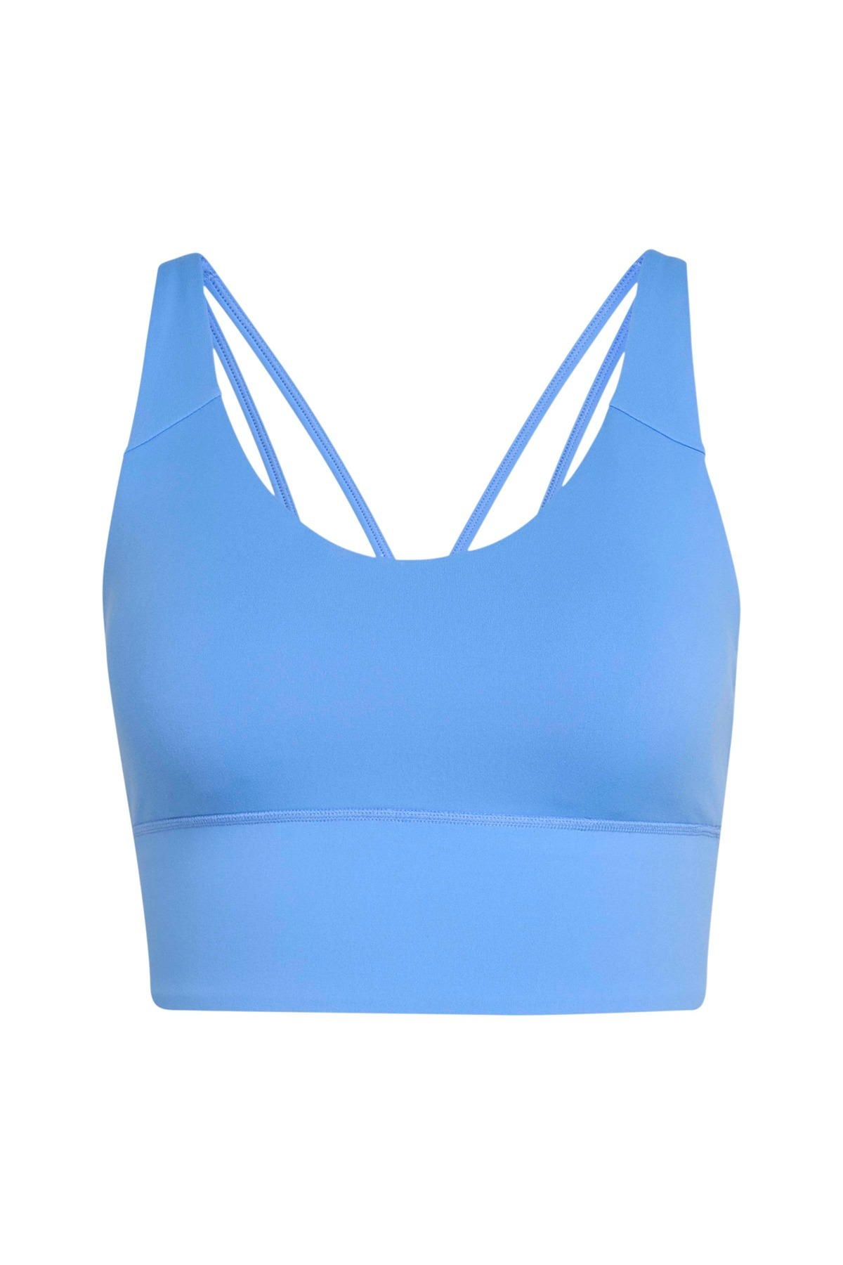 adidas W 3SS ESS MS Kadın  Mavi  Sporcu Sütyeni HZ0873