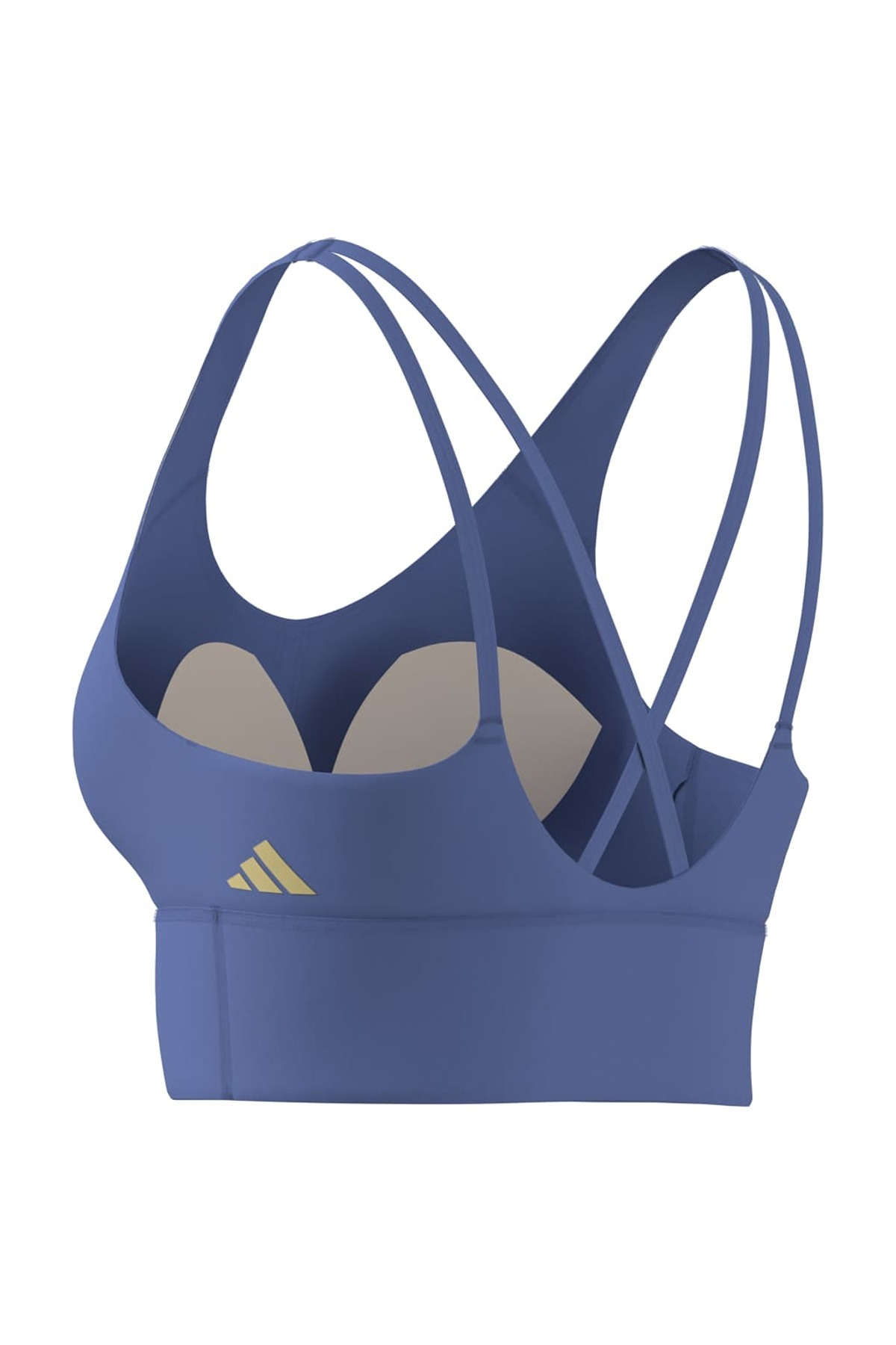 adidas W 3SS ESS MS Kadın  Mavi  Sporcu Sütyeni HZ0873