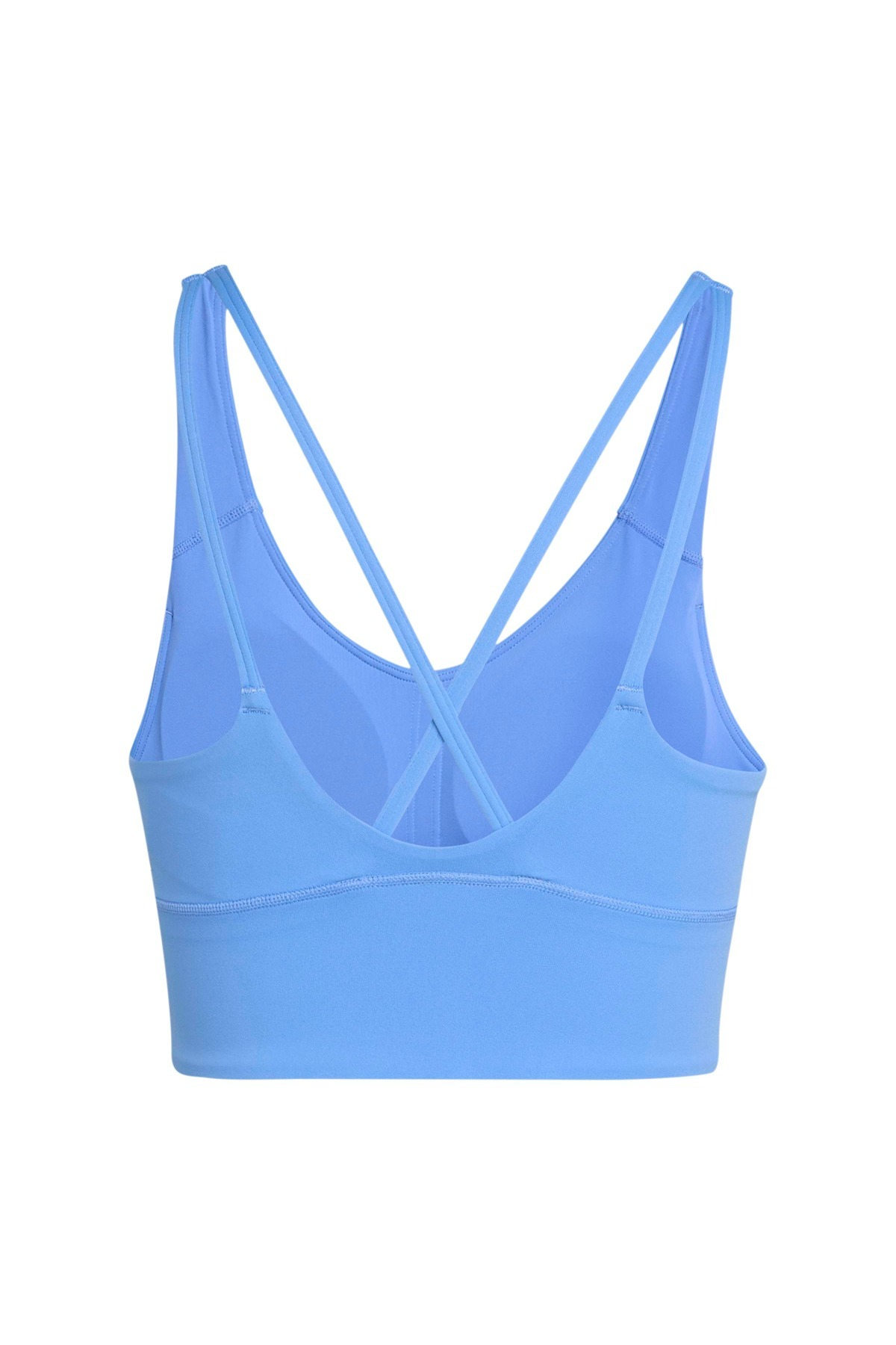 adidas W 3SS ESS MS Kadın  Mavi  Sporcu Sütyeni HZ0873