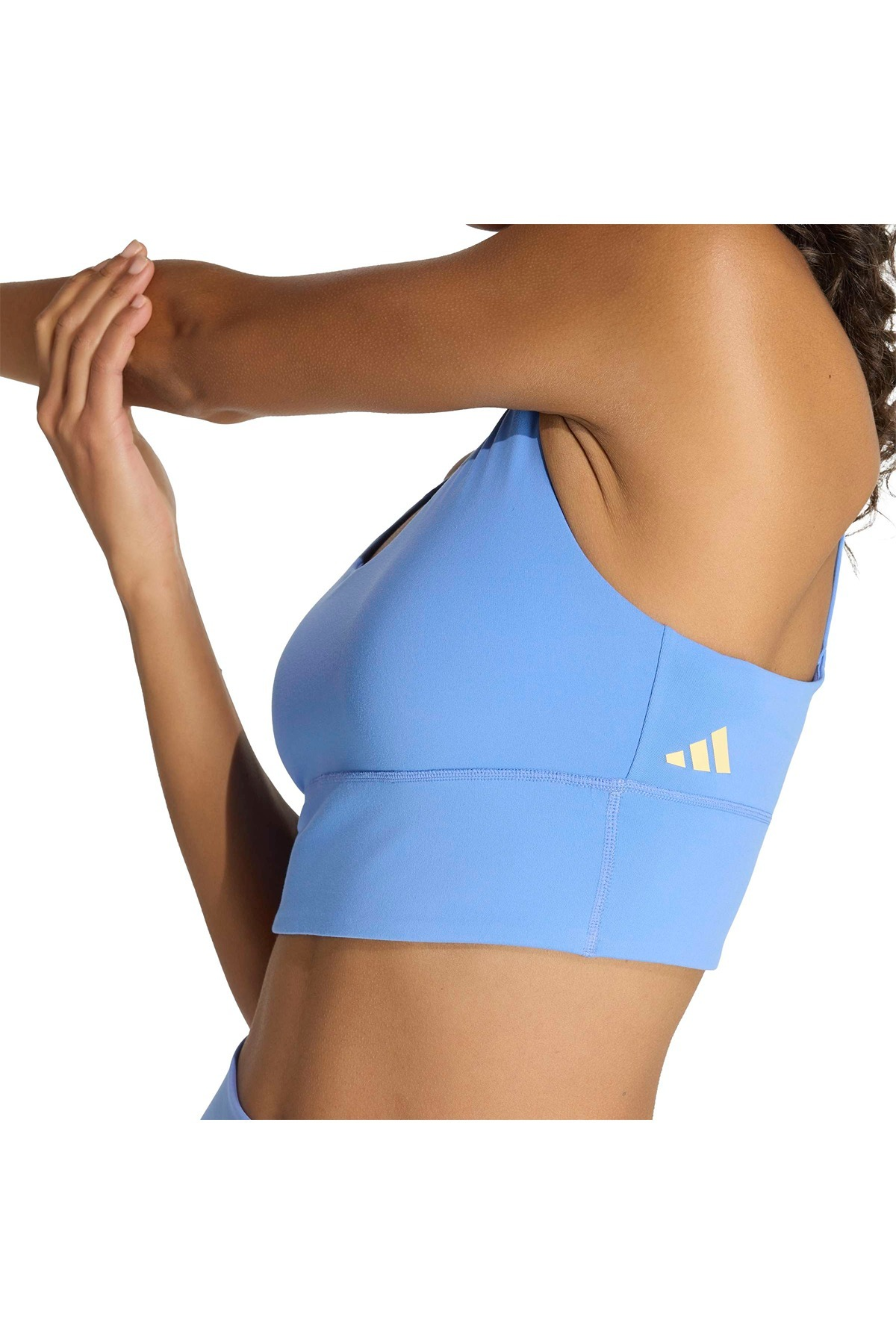 adidas W 3SS ESS MS Kadın  Mavi  Sporcu Sütyeni HZ0873