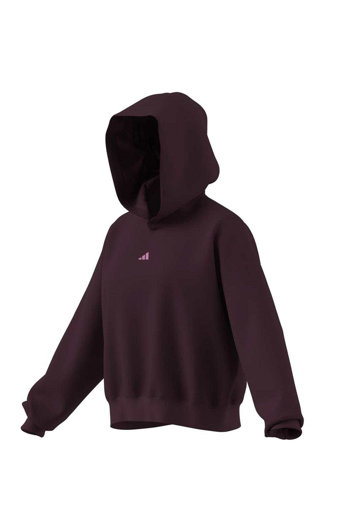 adidas W 3SS FL HD2 Kadın  Bordo  Sweatshirt HZ0855