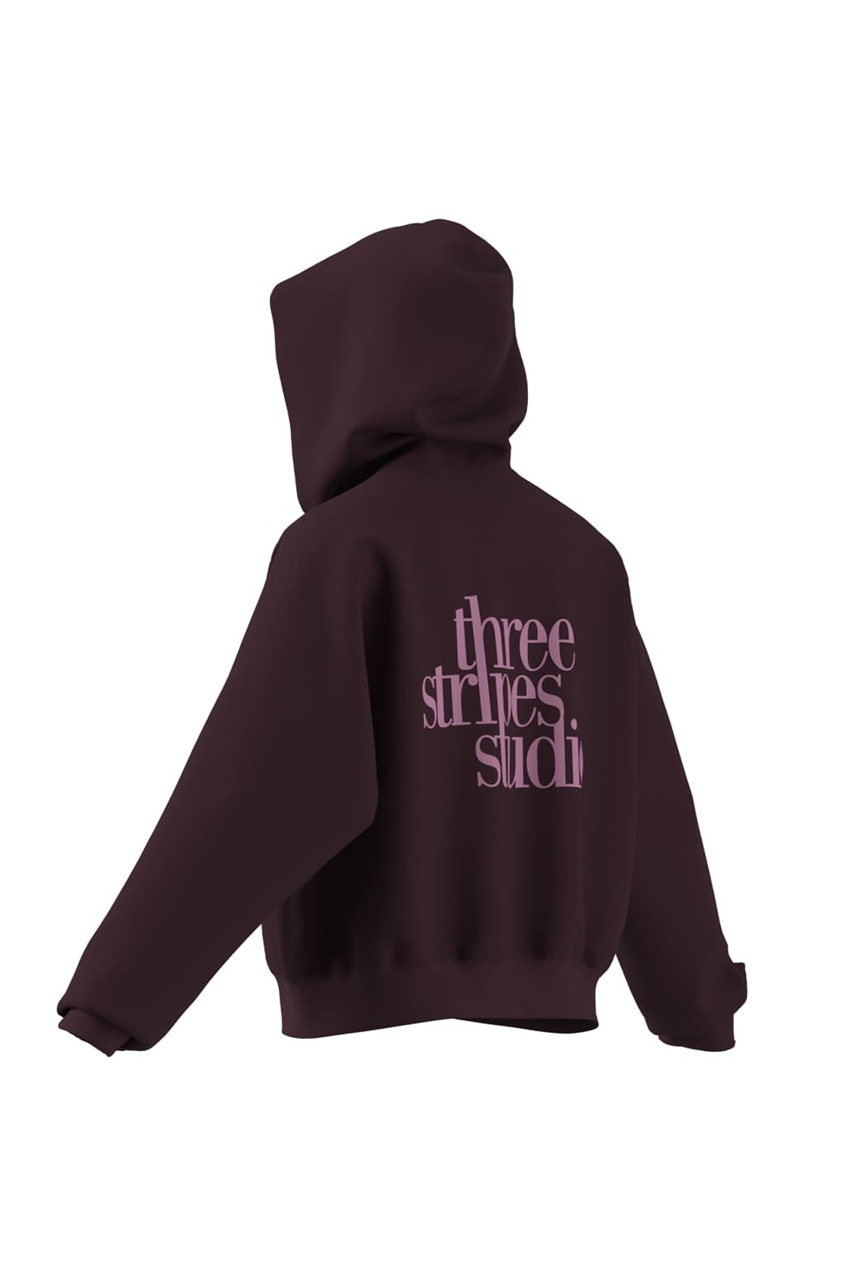 adidas W 3SS FL HD2 Kadın  Bordo  Sweatshirt HZ0855