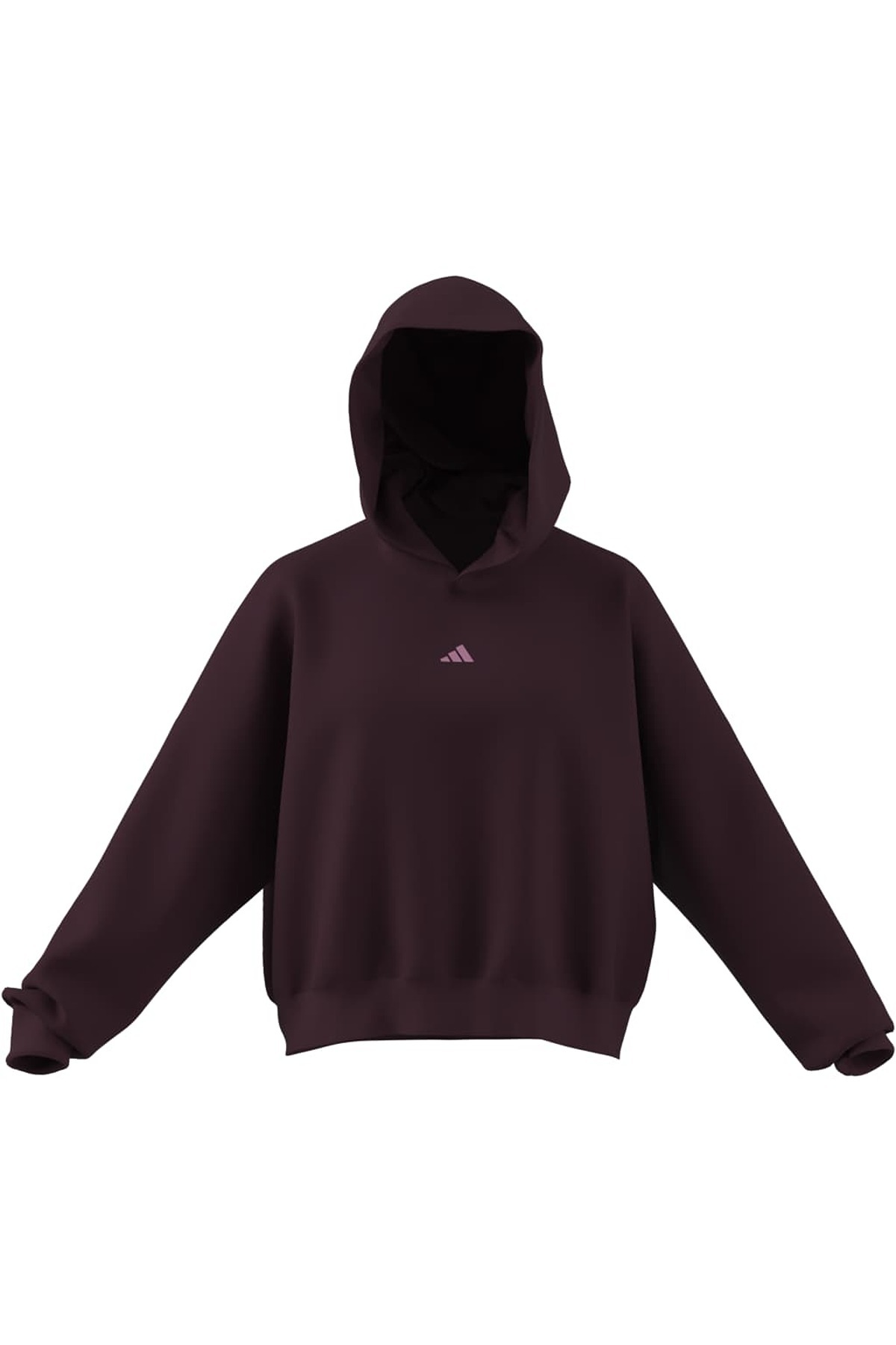 adidas W 3SS FL HD2 Kadın  Bordo  Sweatshirt HZ0855