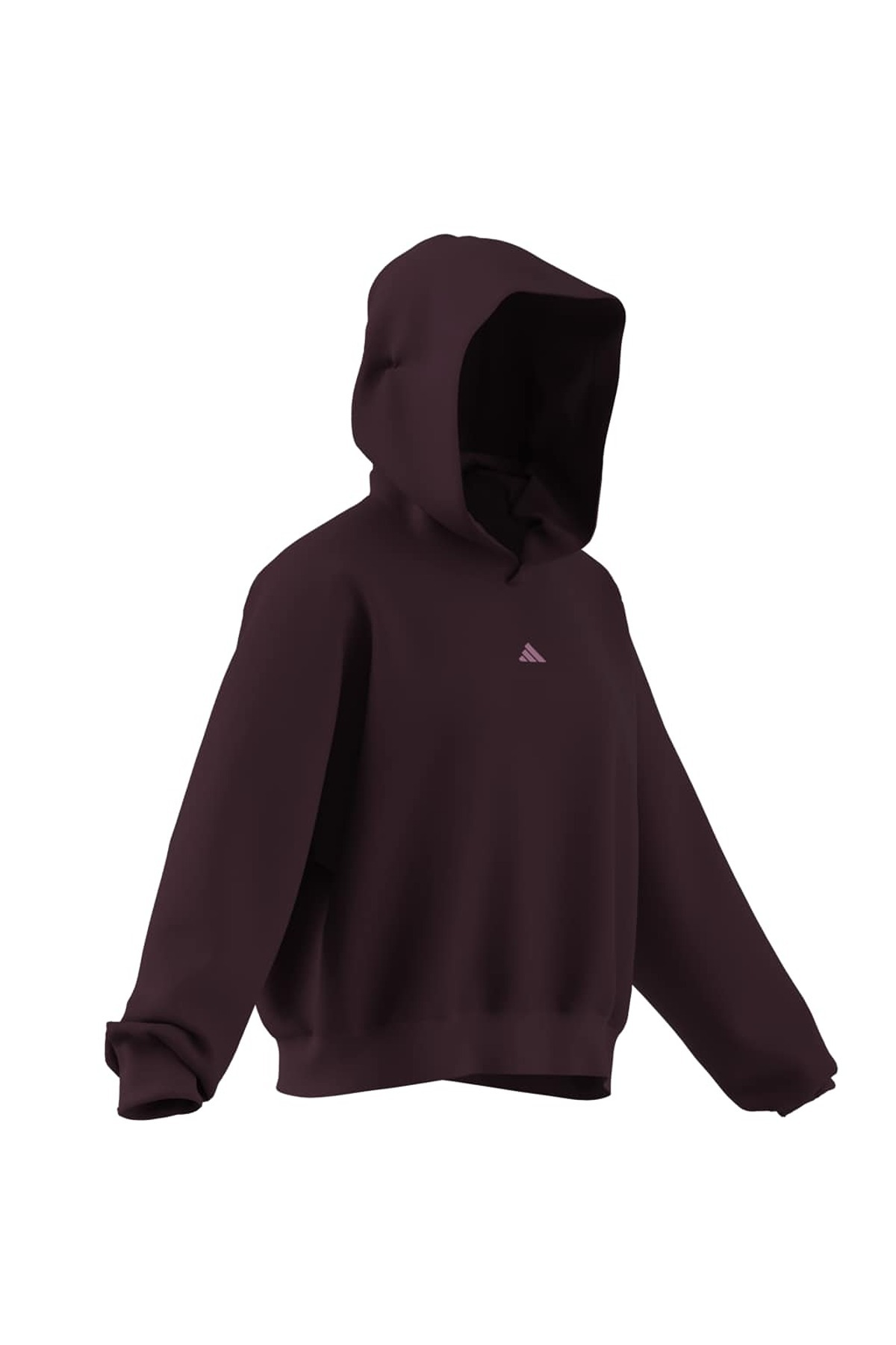adidas W 3SS FL HD2 Kadın  Bordo  Sweatshirt HZ0855