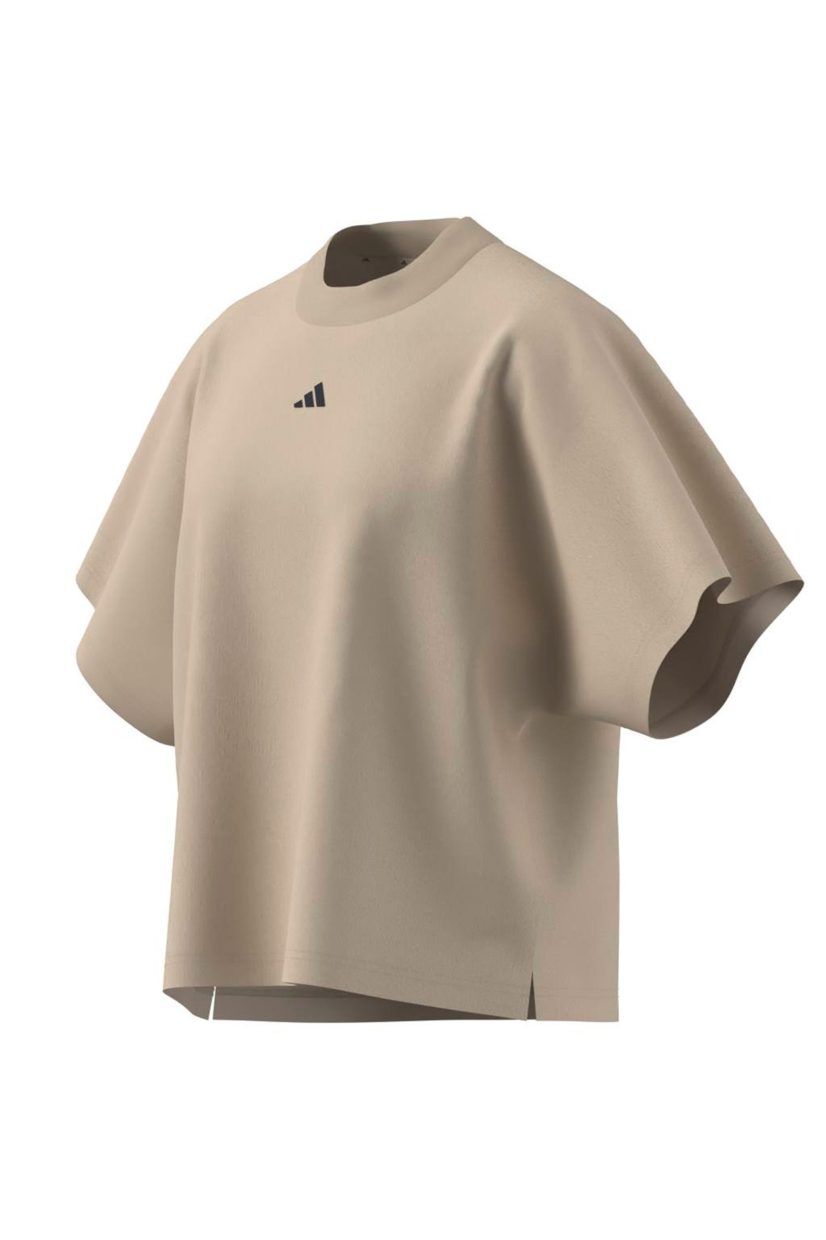 adidas W 3SS GFX TEE2 Kadın  Bej  T-shirt KU6079