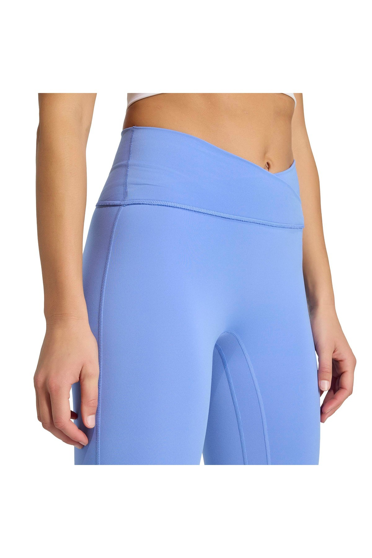 adidas W 3SS  X-OVER L Kadın  Mavi  Tayt HZ0871