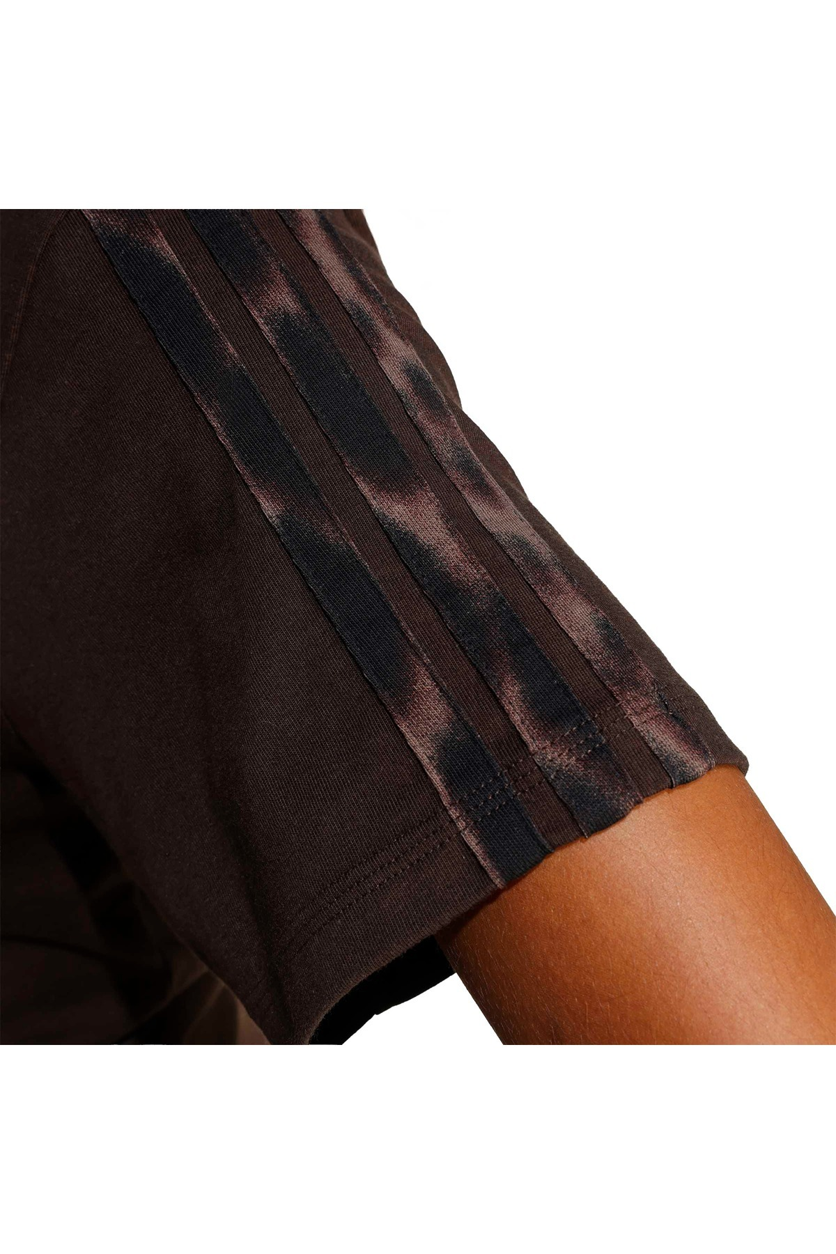 adidas W AOP 3S T INF Kahverengi Kadın   T-shirt KE8830