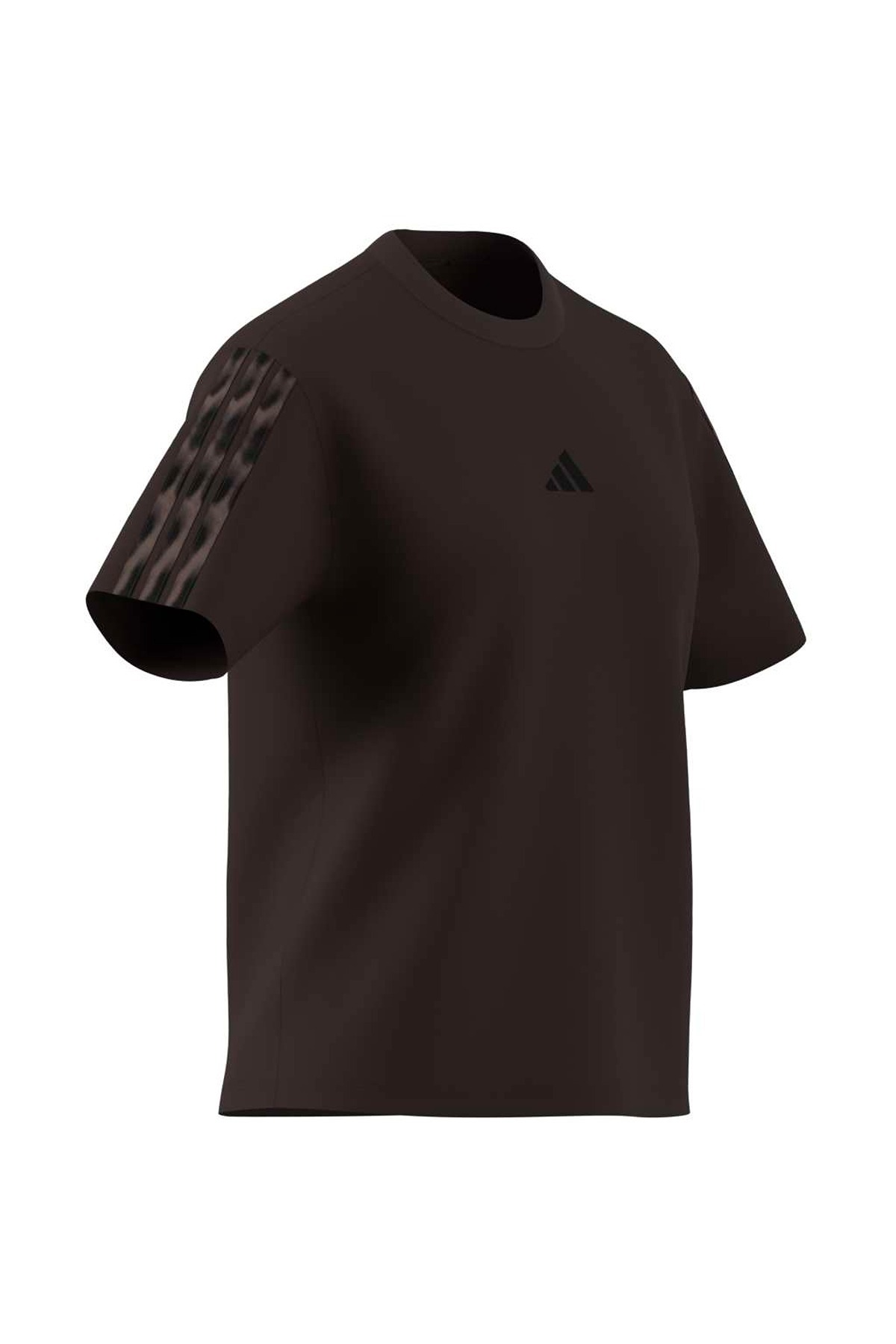 adidas W AOP 3S T INF Kahverengi Kadın   T-shirt KE8830