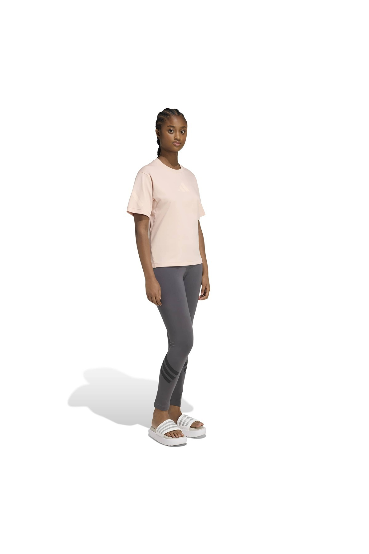 adidas W Z.N.E. TEE Pembe Kadın   T-shirt KC7721