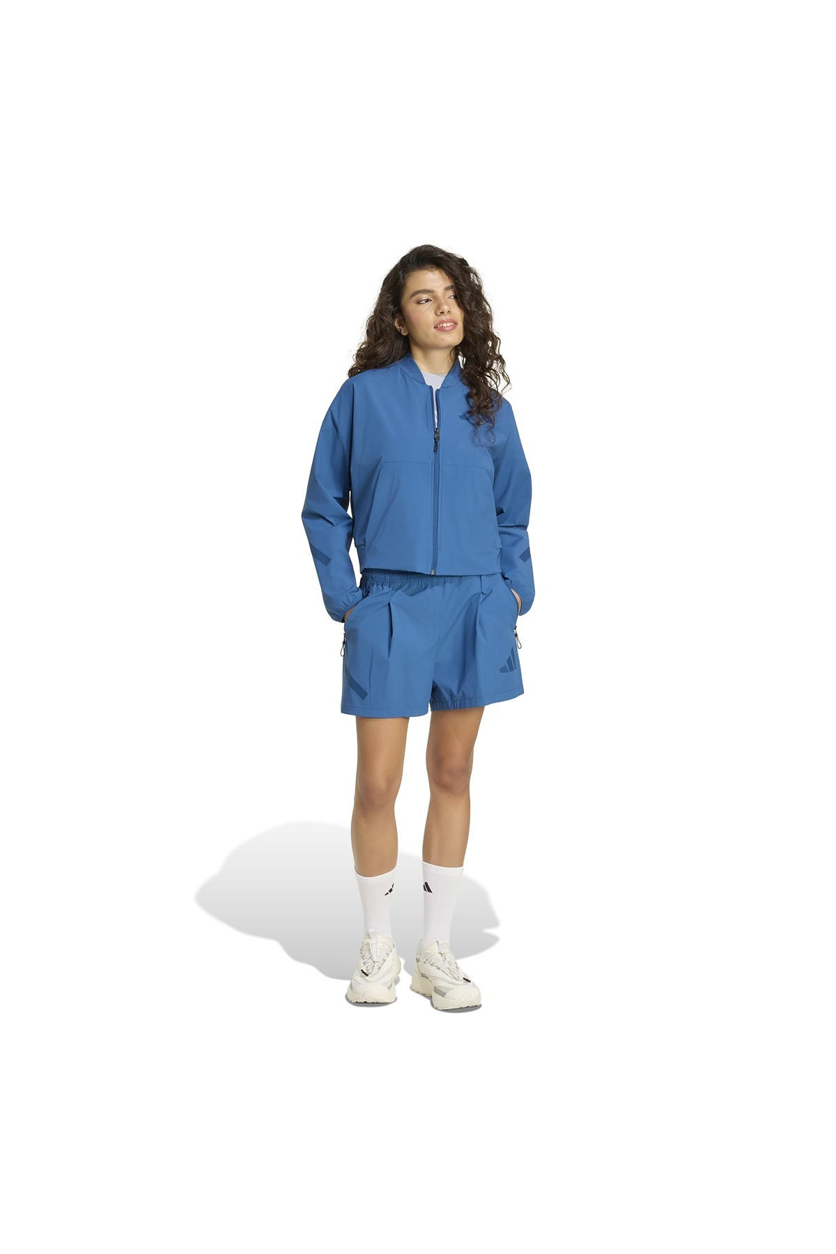 adidas W Z.N.E. WV BOM Kadın  Mavi  Ceket KF1822
