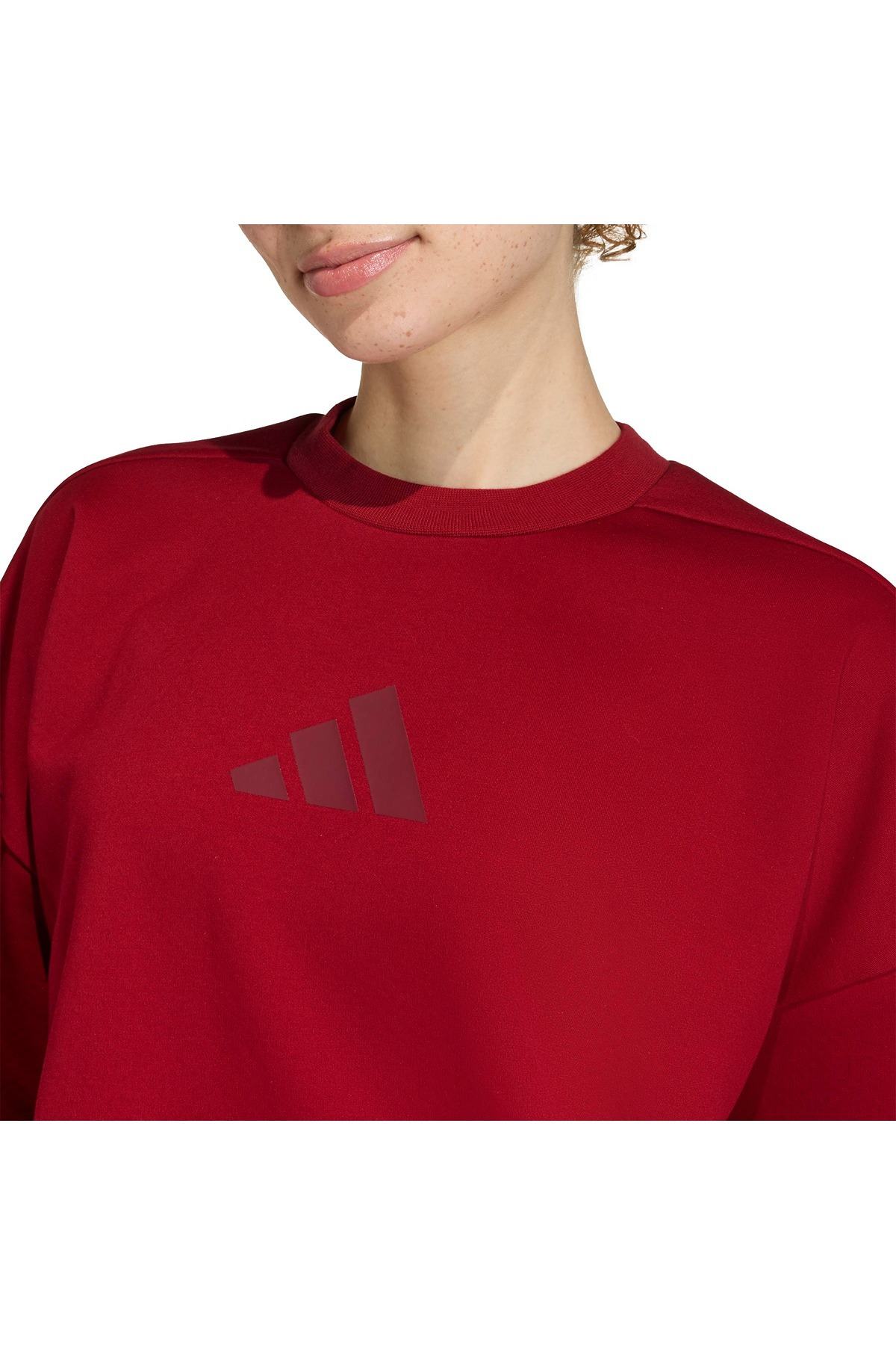 adidas W Z.N.E. SWT Kadın  Bordo  Sweatshirt KC7753