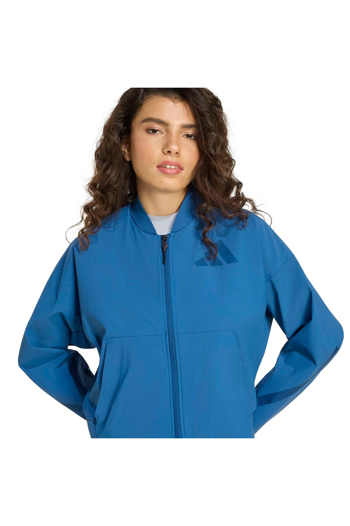 adidas W Z.N.E. WV BOM Kadın  Mavi  Ceket KF1822