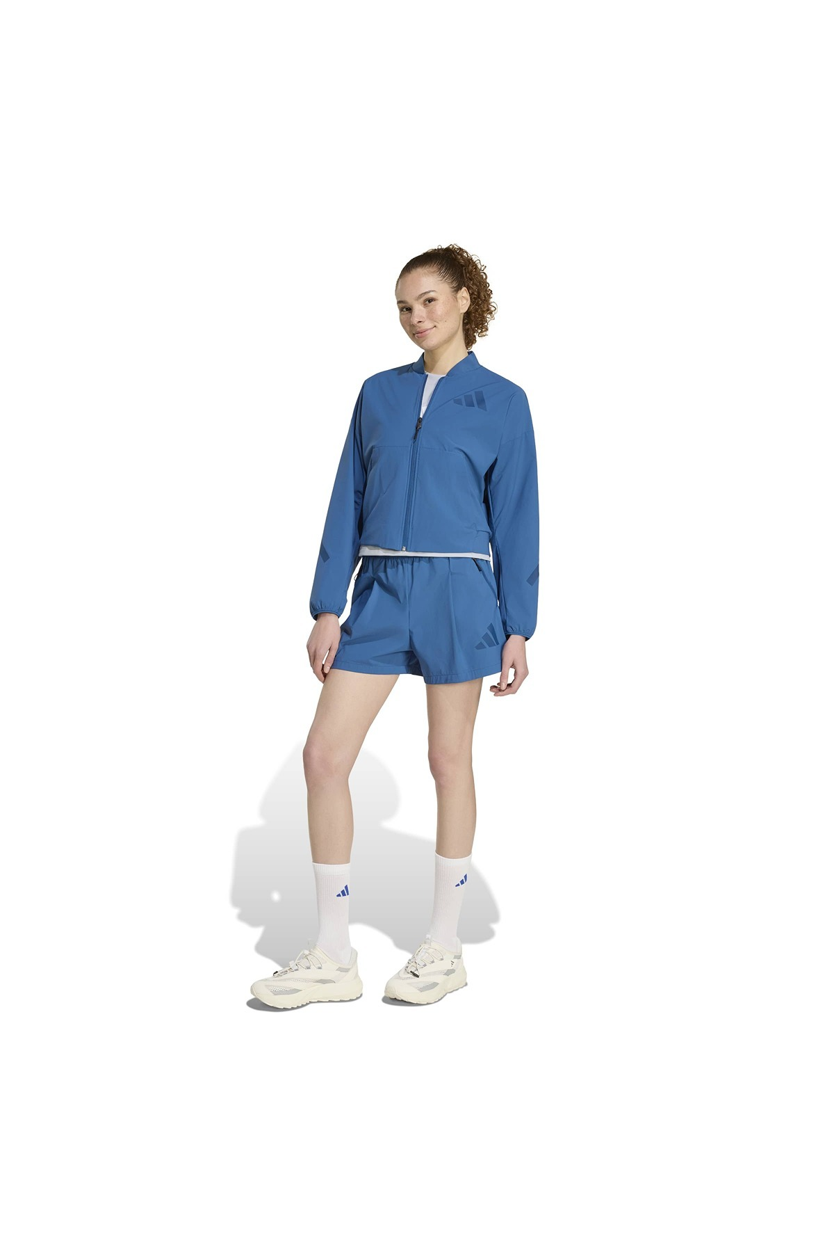 adidas W Z.N.E. WV SH Kadın  Mavi  Şort KF0579