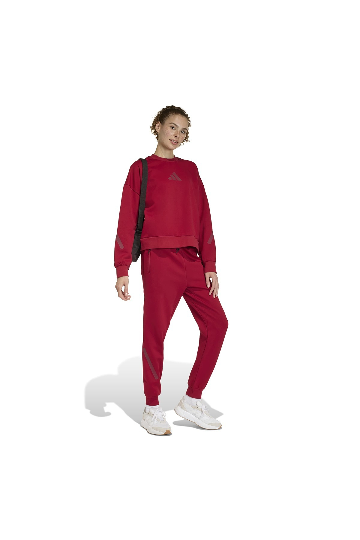 adidas W Z.N.E. SWT Kadın  Bordo  Sweatshirt KC7753