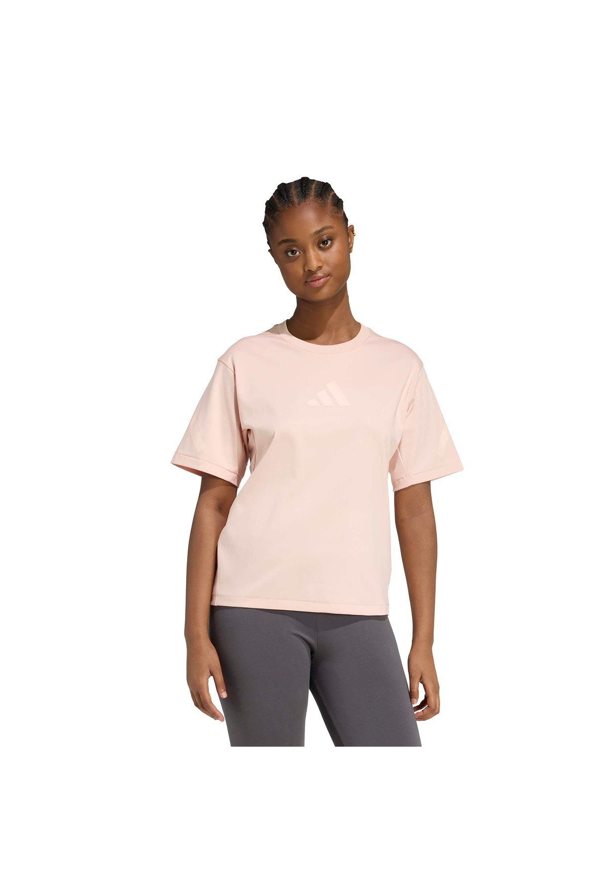 adidas W Z.N.E. TEE Pembe Kadın   T-shirt KC7721