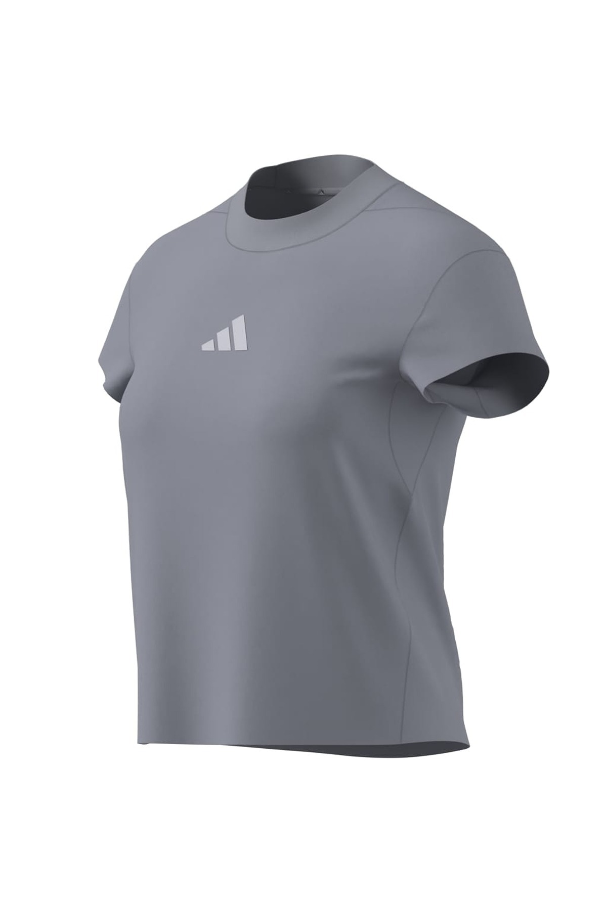 adidas W Z.N.E. BB TEE Kadın  Gri  T-shirt KC7741