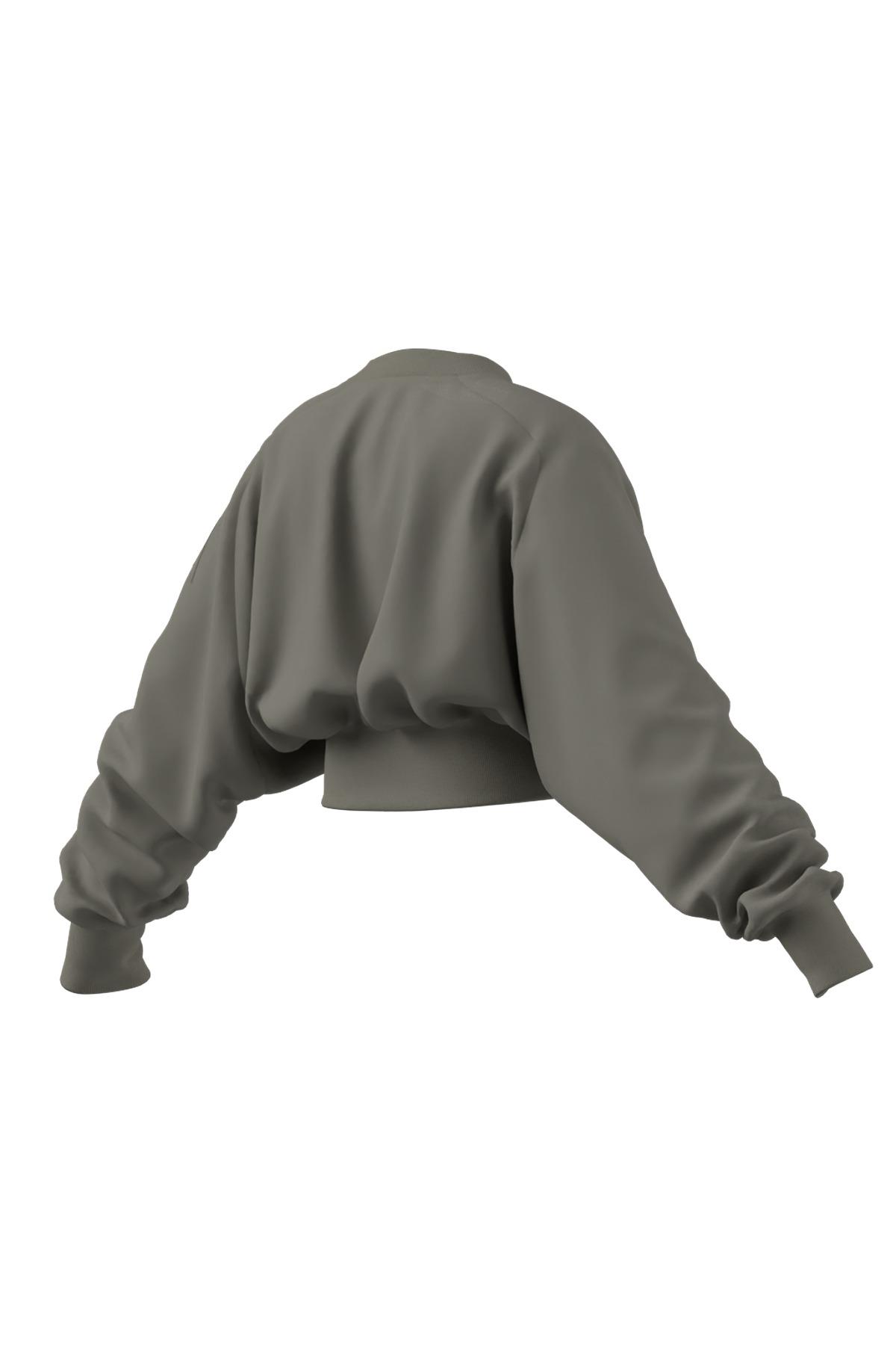 adidas Yeşil Kadın   Sweatshirt W ALL SZN SL SW JW5070