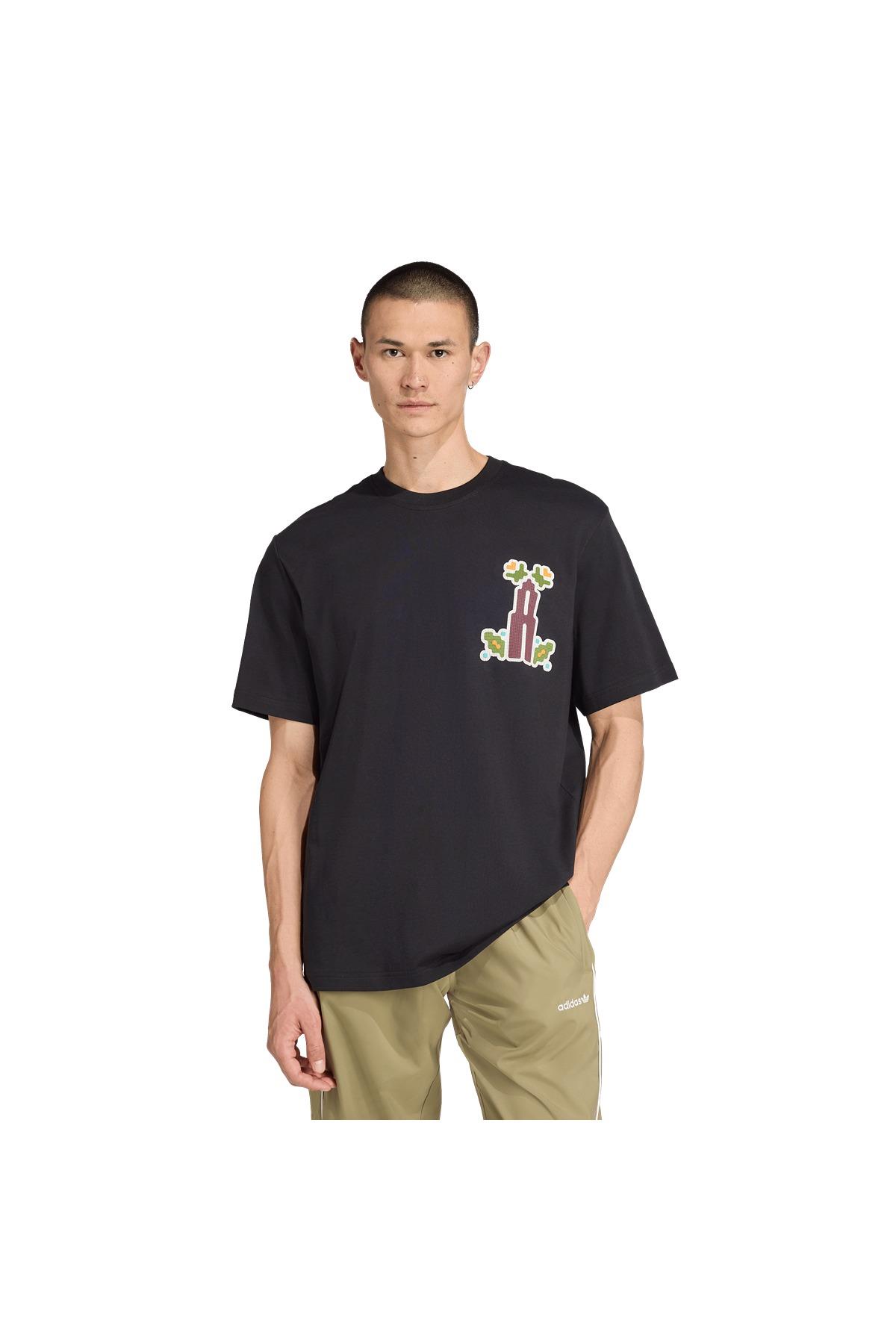 Erkek  Siyah  T-Shirt MG LO TEE JY2974