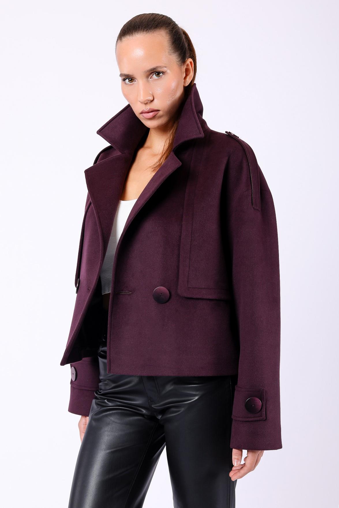 Bordo Oversize Hakiki Kaşmir KabanKaban
