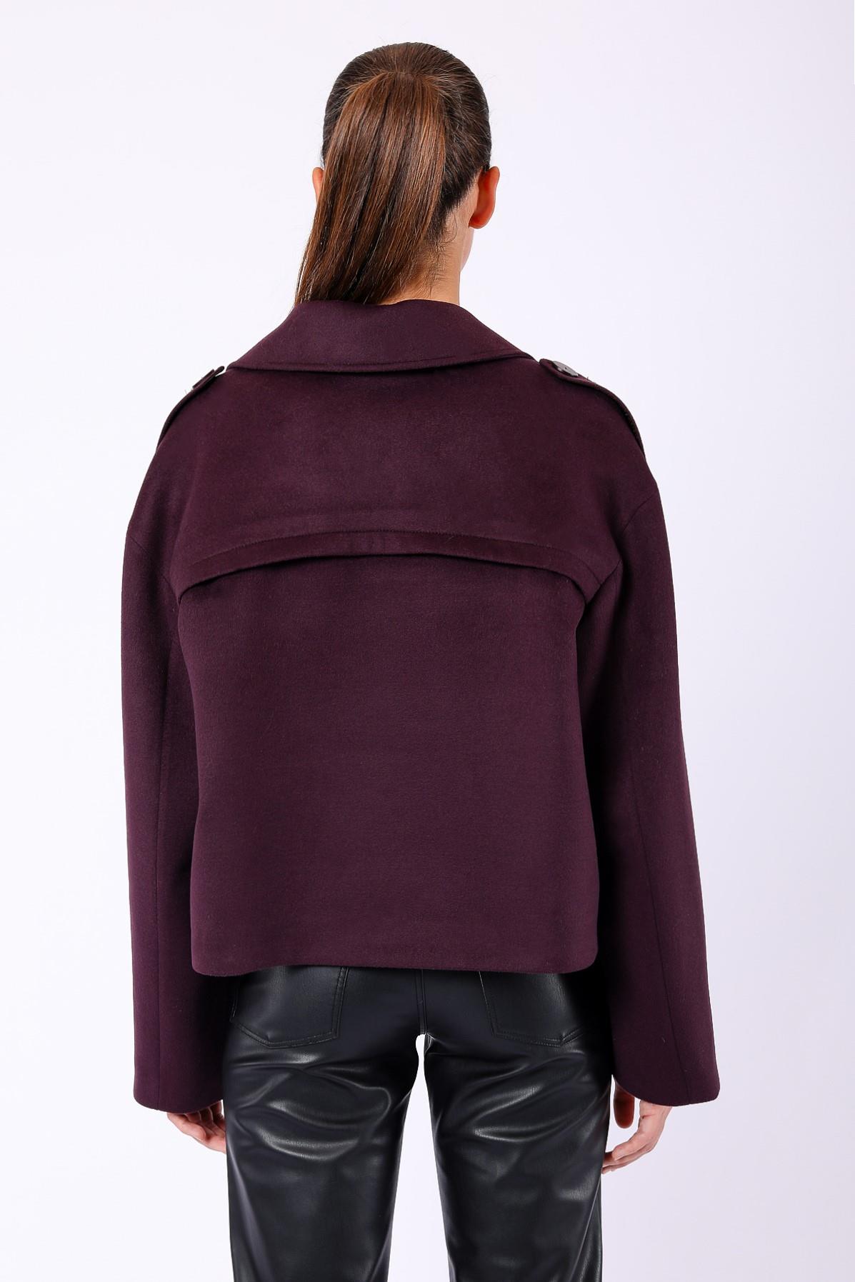 Bordo Oversize Hakiki Kaşmir KabanKaban