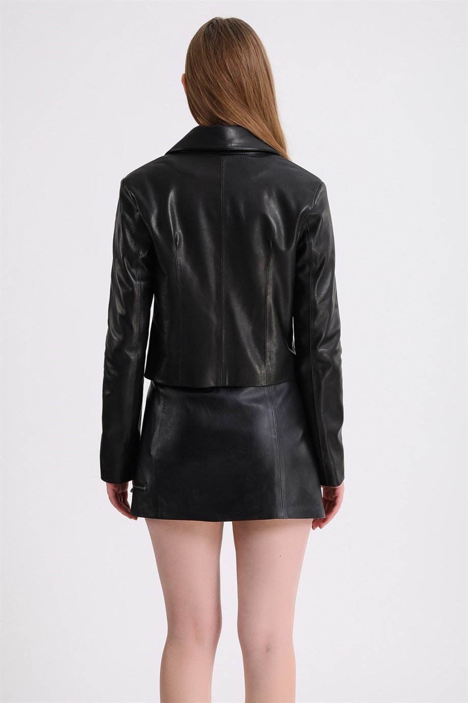 Siyah Blazer Deri CeketCeket