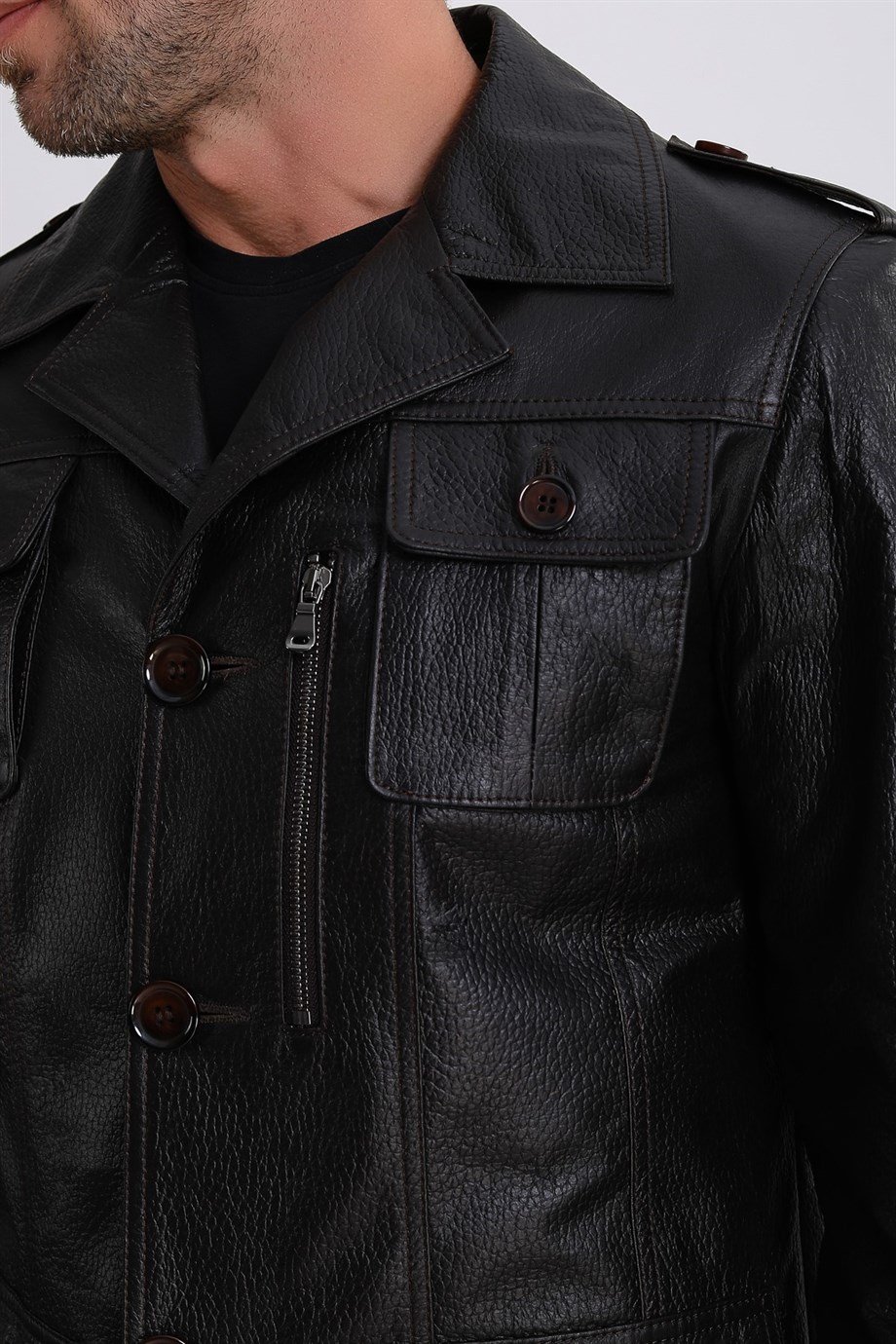 Siyah Jumbo Commander CeketCeket