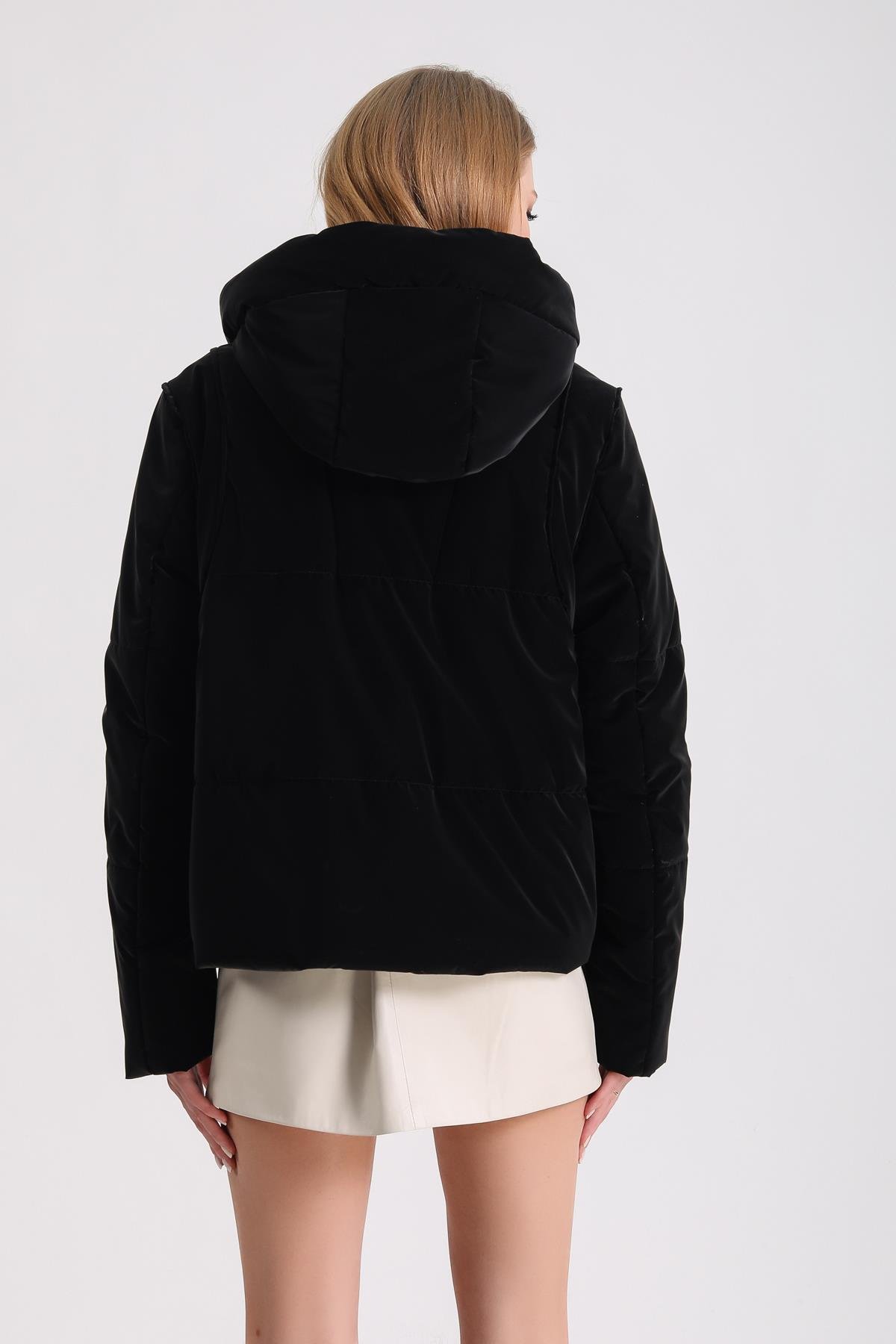Siyah Matte Puffer MontMont