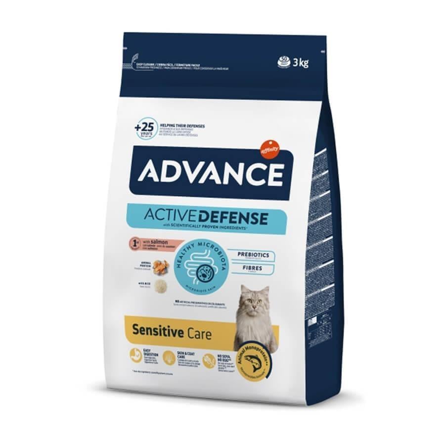 ADVANCEAdvance Sensitive Somon Ve Pirinçli Hassas Yetişkin Kedi Maması 3 kg