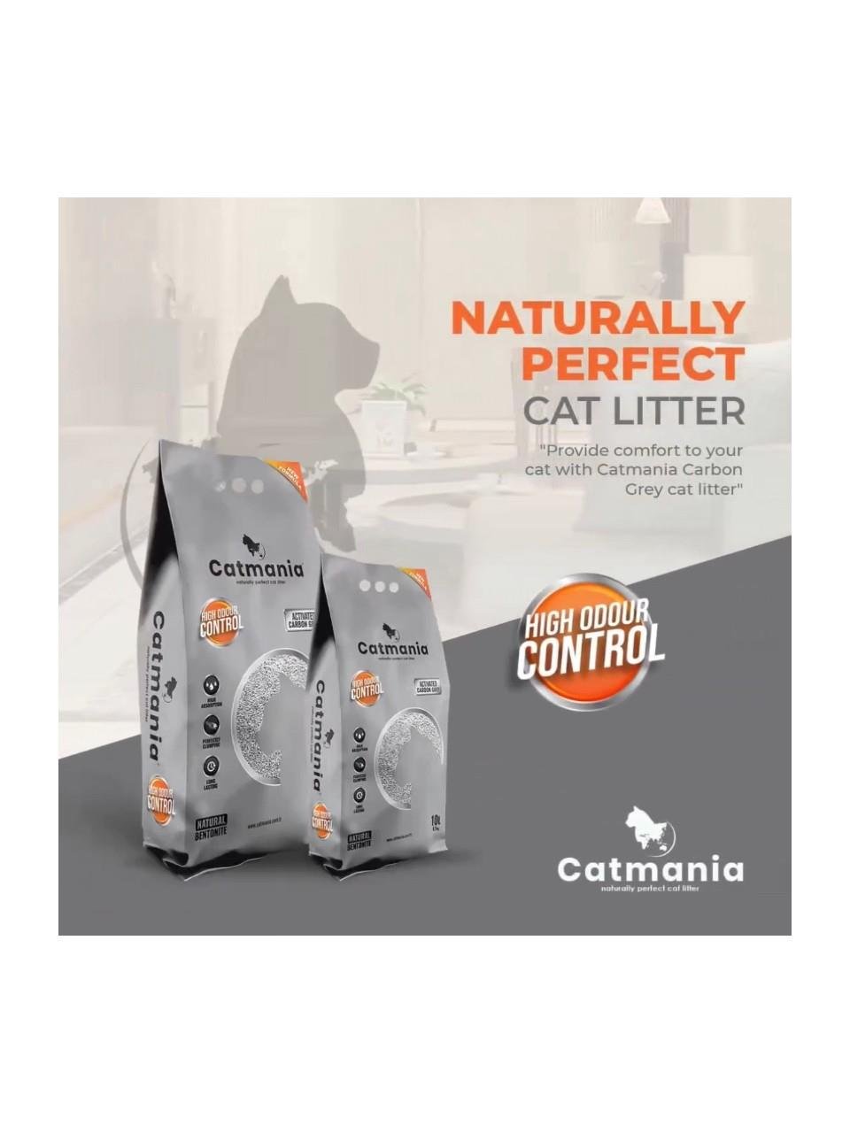 CATMANIACatmania Carbon Grey Kedi Kumu 10 lt.