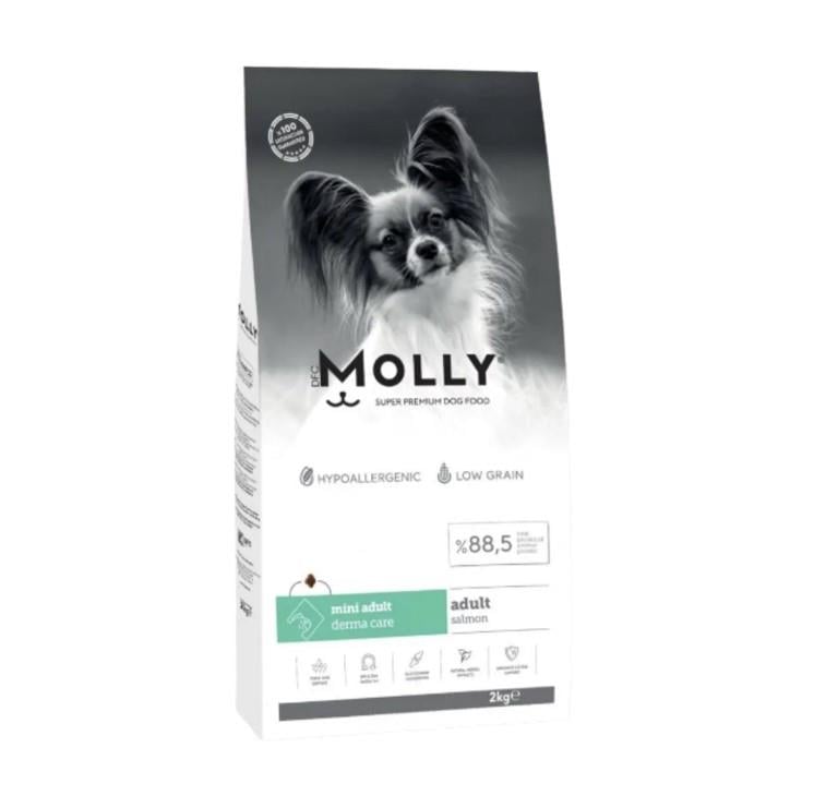 MollyMolly Somonlu Mini Irk Köpek Maması 2kg