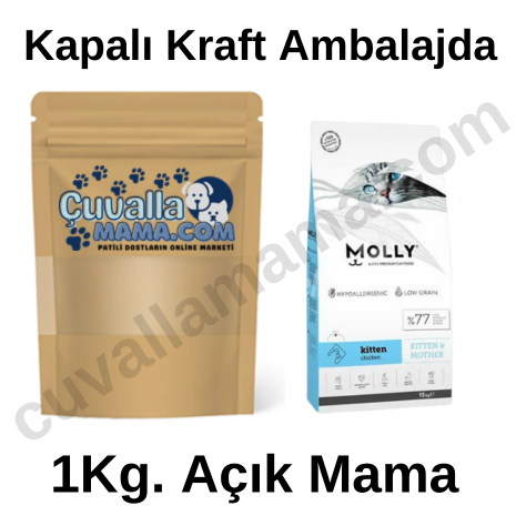 MollyMolly Yavru Tavuklu Açık Mama 1 Kg.
