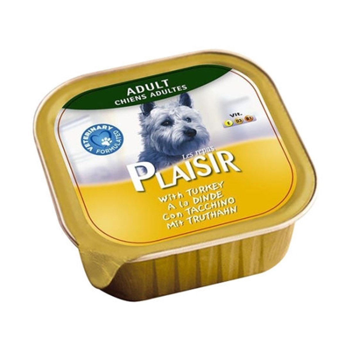 PLİSİRPlaisir Hindi Etli Köpek Konservesi 150 Gr.
