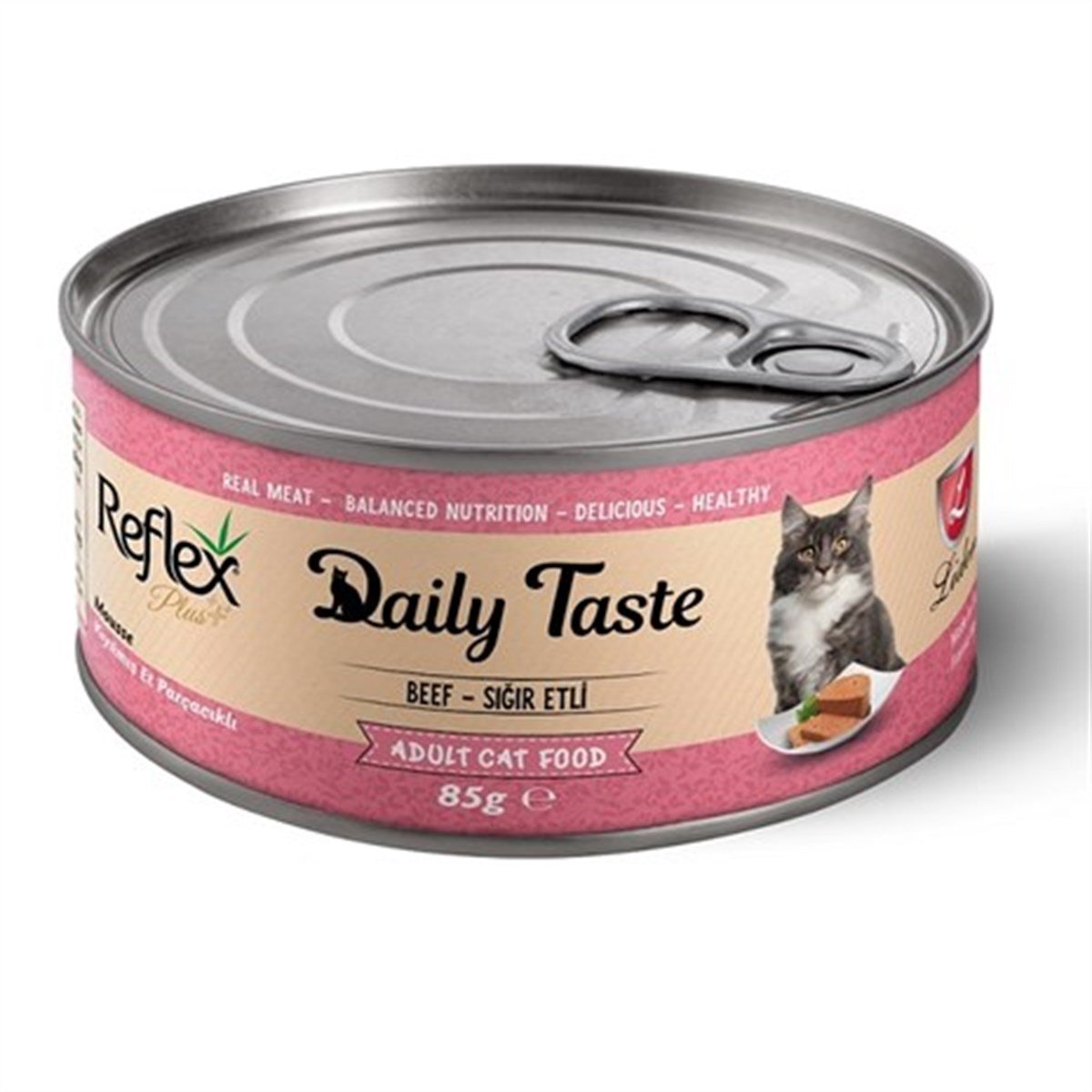 REFLEXReflex Daily Taste Biftekli Mousse Kedi Konservesi 85gr