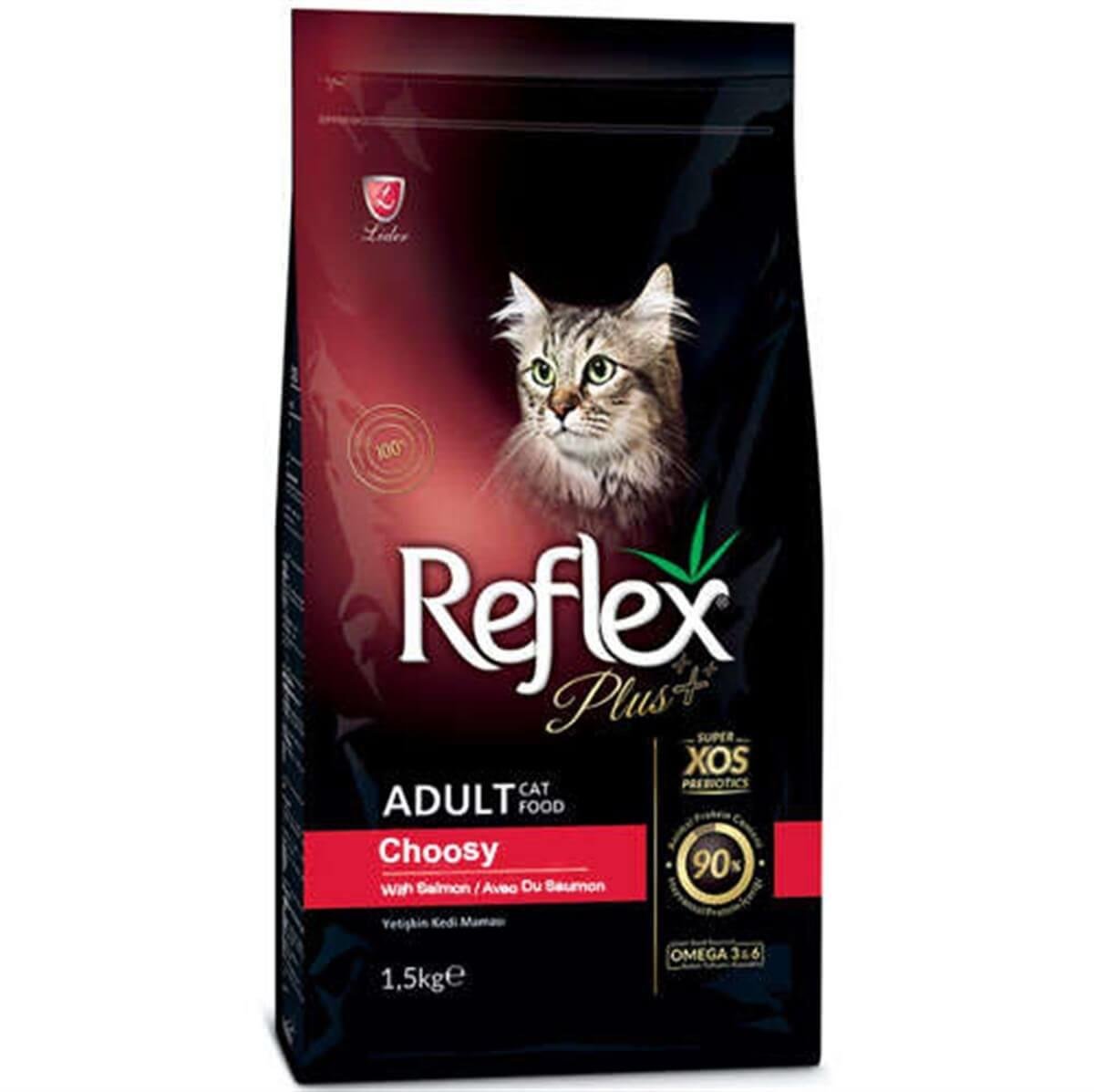 REFLEXReflex Plus Choosy Somonlu Seçici Yetişkin Kedi Maması 1,5kg