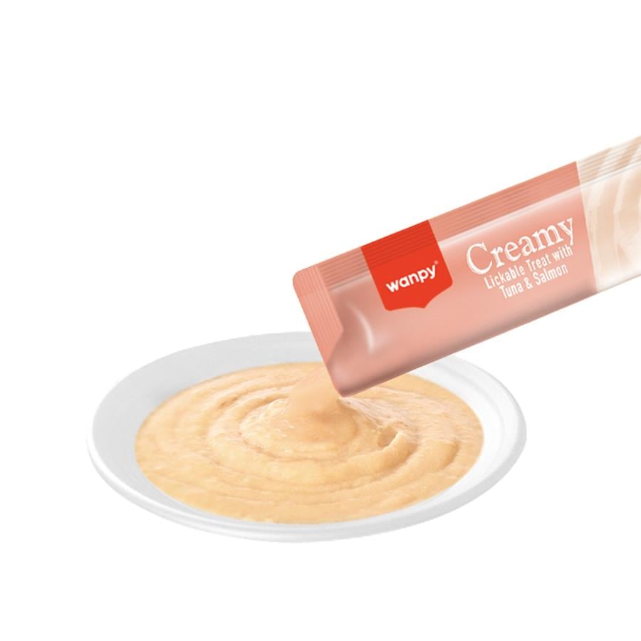 WANPYWanpy Ton Balığı Ve Somonlu Sıvı Kedi Ödülü 5x14 Gr
