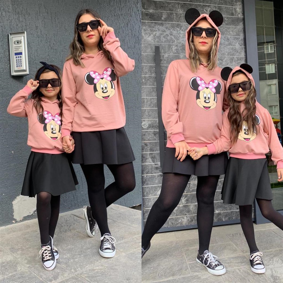 Anne veya Kız Sweat-Kız Çocuk Mont-Bebegimindolabinda.com