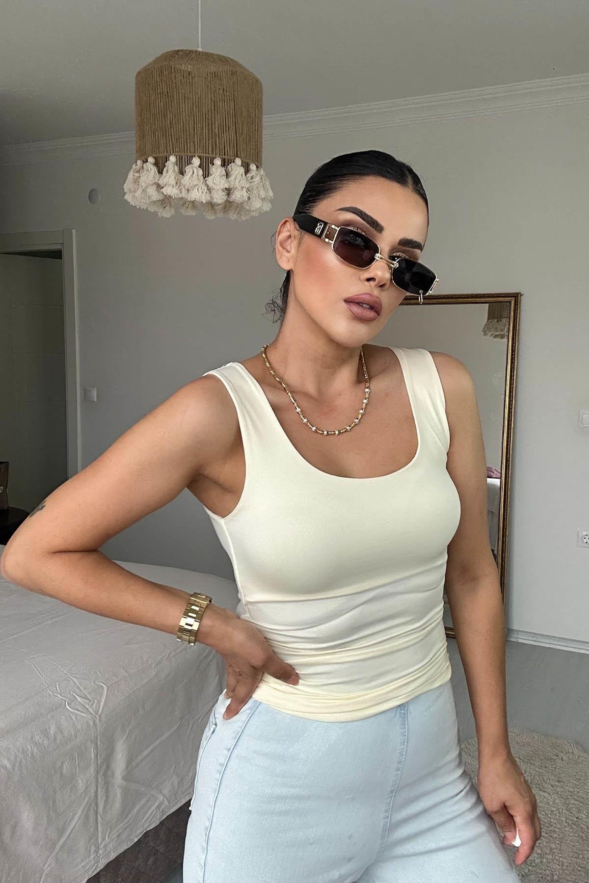 Eswomes Bisiklet Yaka Atlet Limon Sarısı