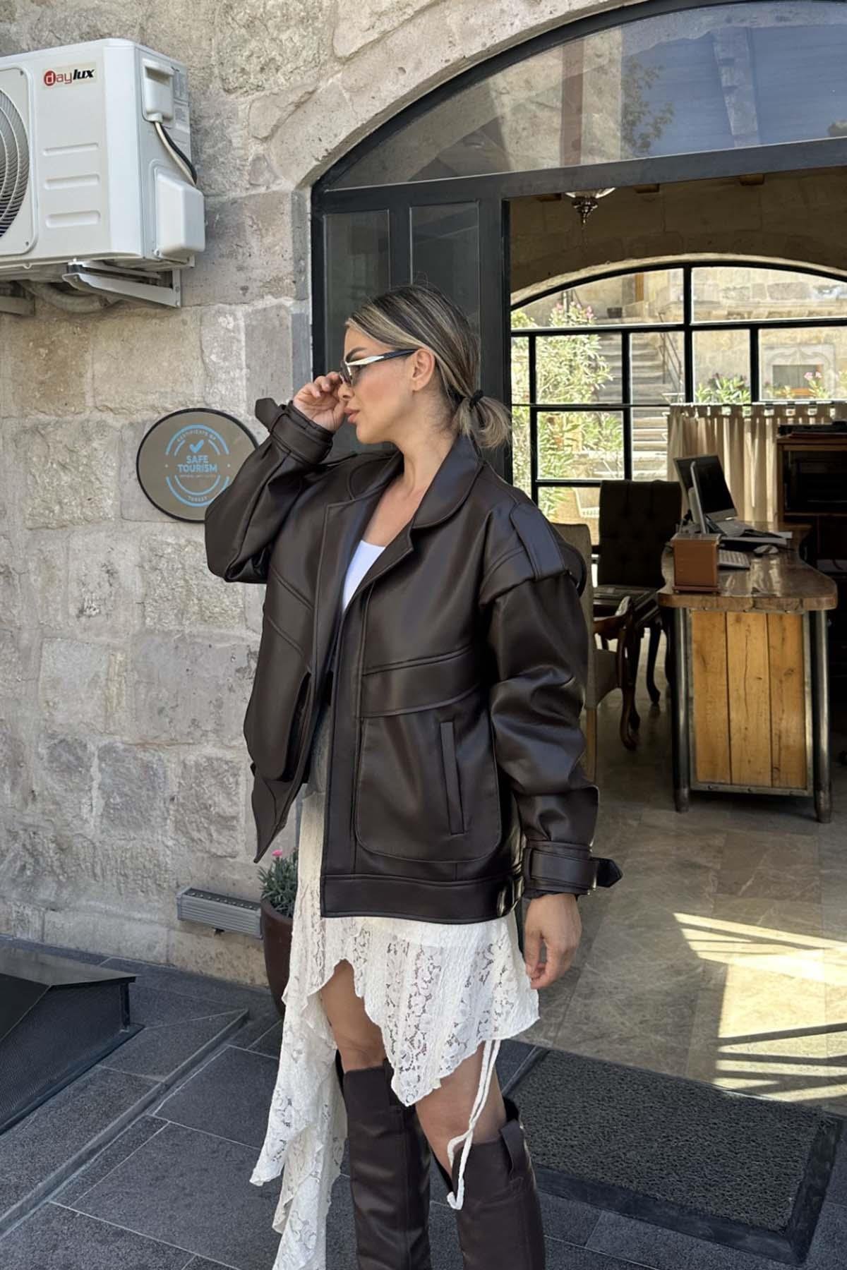 Eswomes Quality Deri Mont Acı Kahve