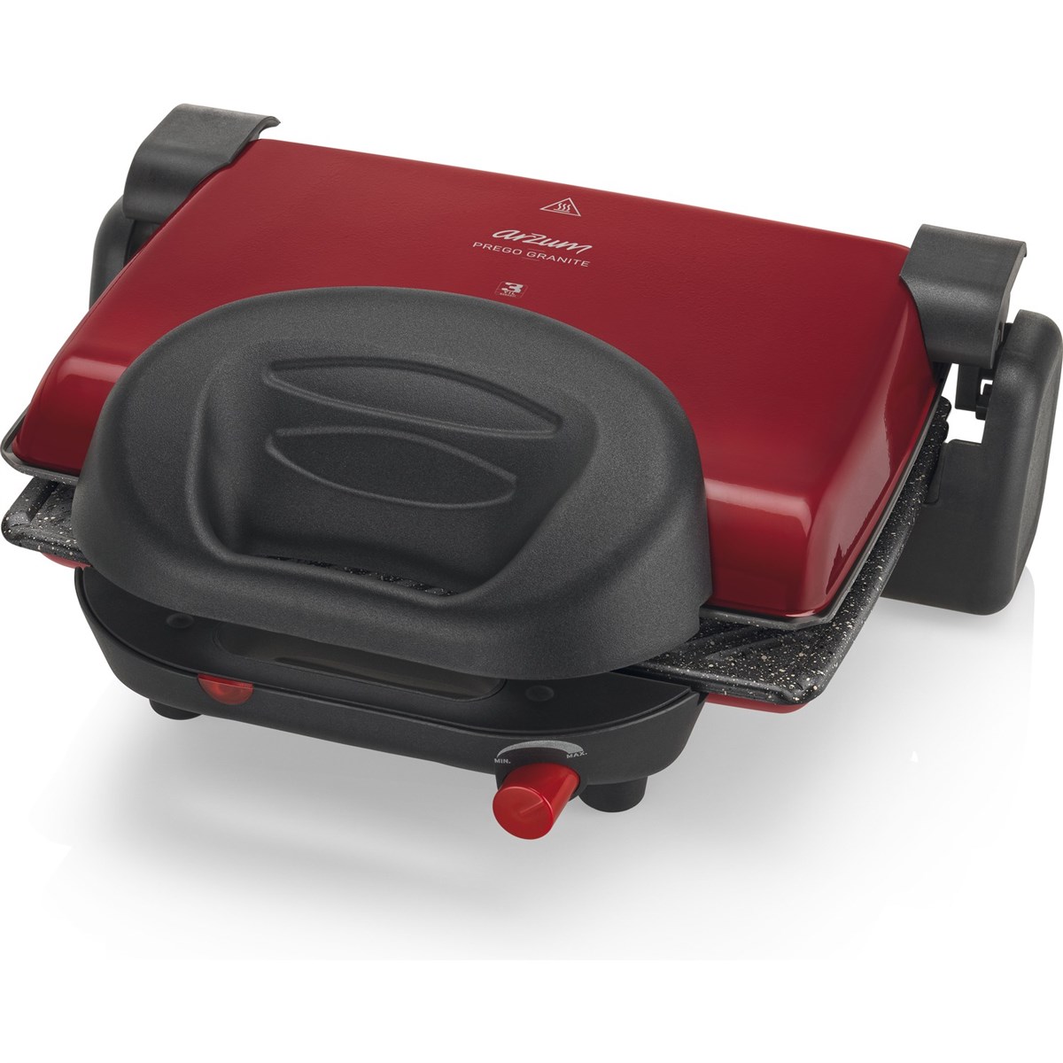 Arzum AR2012 Prego Granite Izgara Ve Tost Makinesi Kırmızı