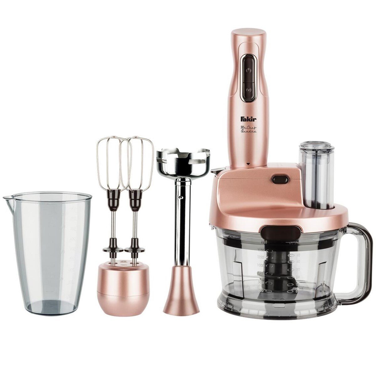 Fakir Mr Chef Quadro Blender Set Rosei
