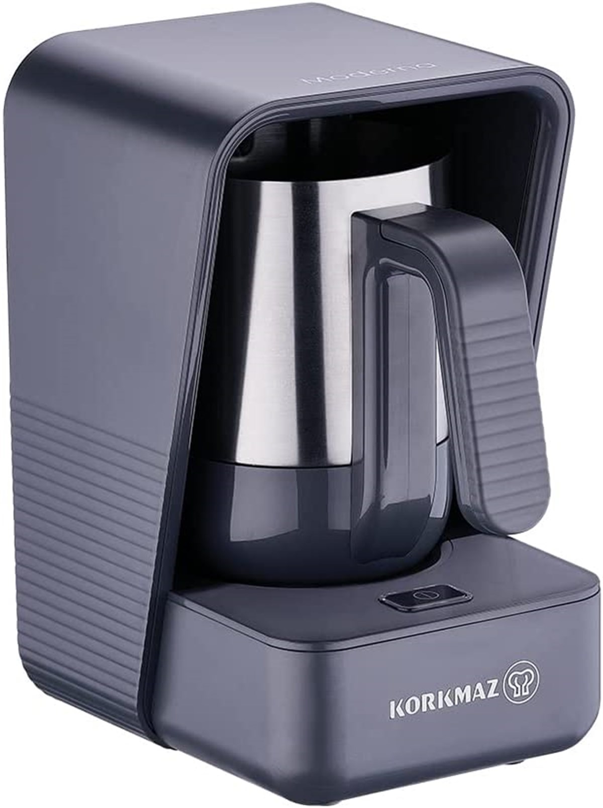 Korkmaz A863-01 Moderna Gri Satin Kahve Makinesi
