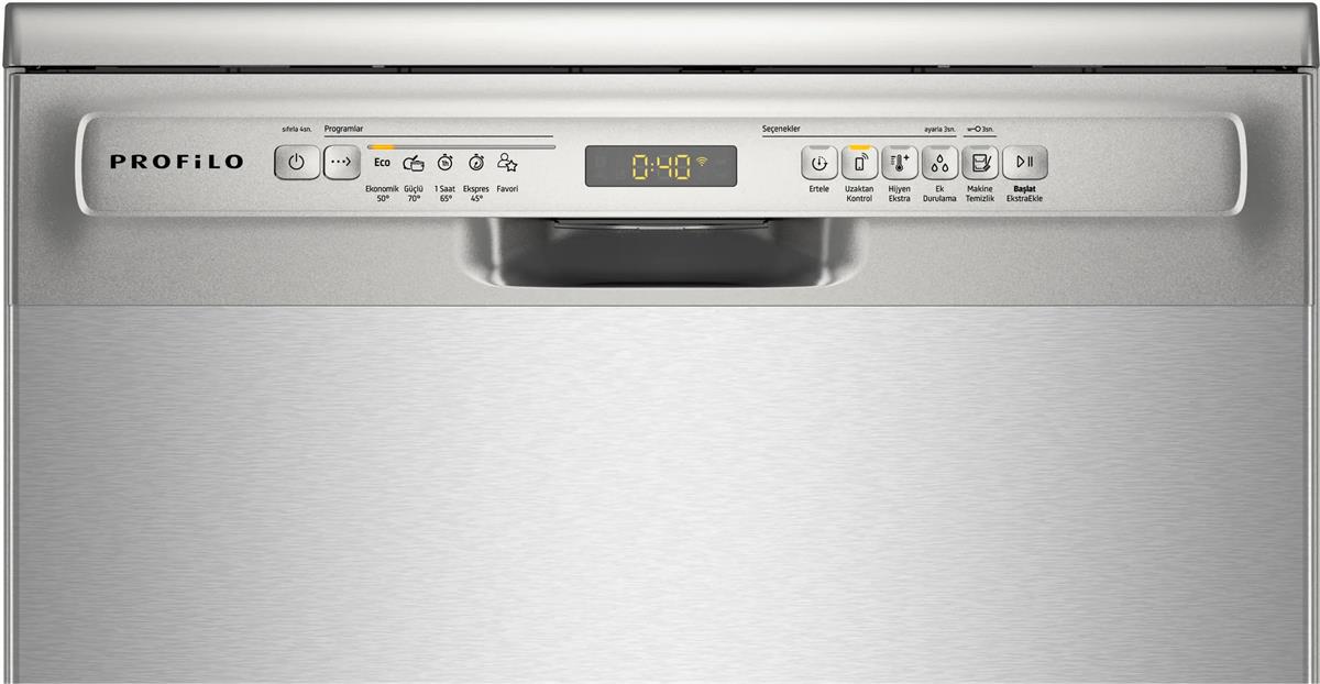 Profi̇lo BMS481E3 4+1  Programli Home Connect İnox Bulasık Maki̇nesi̇