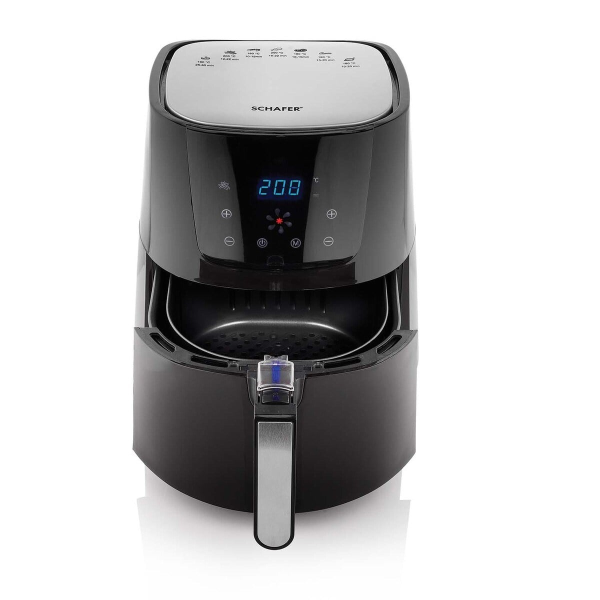 Schafer Fit Fry Dijital Airfryer/Sıcak Hava Fritözü - Siyah