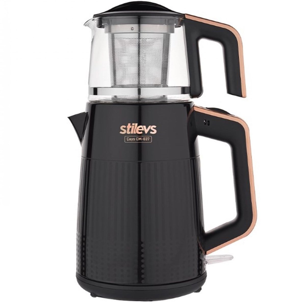Stilevs Çays CM-37 Çay Makinesi Siyah&Bakır