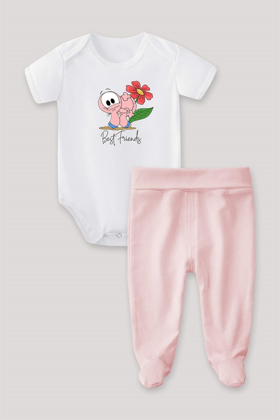 Best Friends Bebek Body Patikli Alt Takım